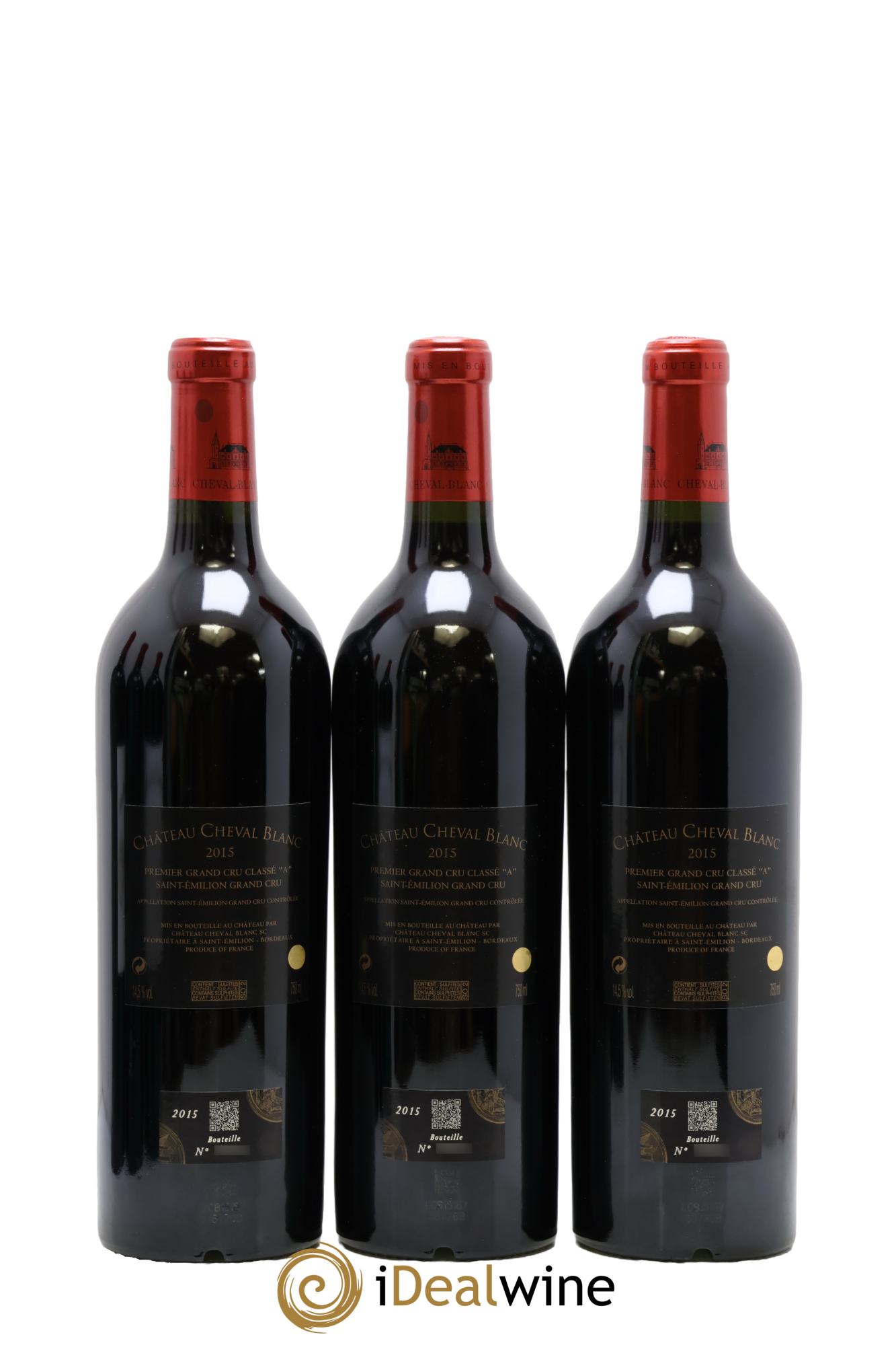 Château Cheval Blanc 1er Grand Cru Classé A 2015 - Posten von 6 Flaschen - 2