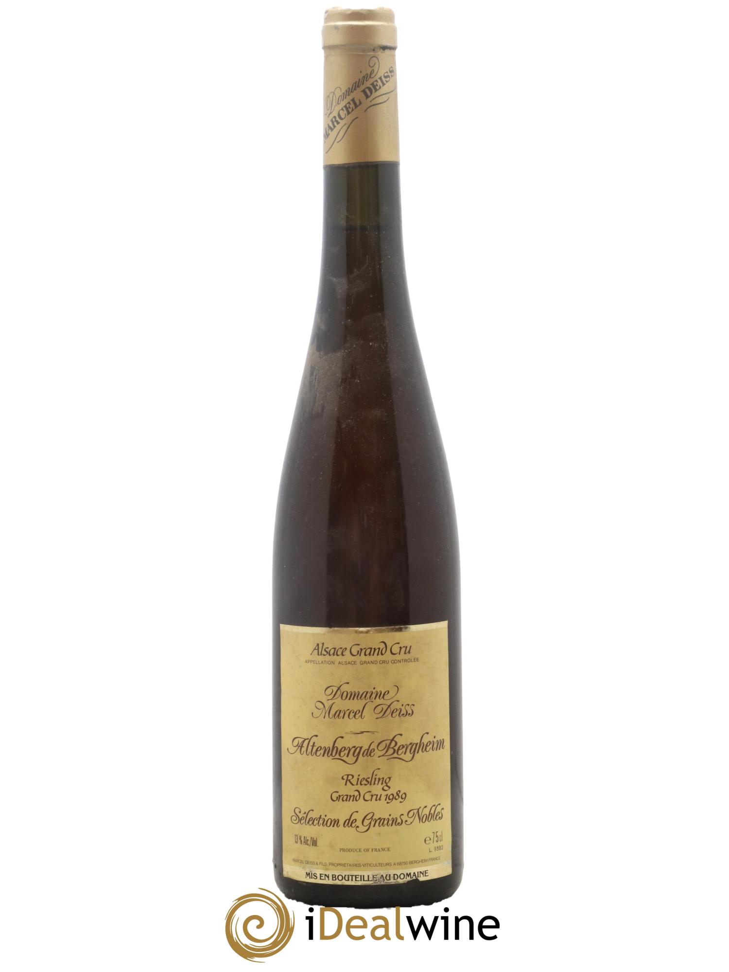 Alsace Grand Cru Altenberg de Bergheim Marcel Deiss (Domaine) 1989 - Posten von 1 Flasche - 0