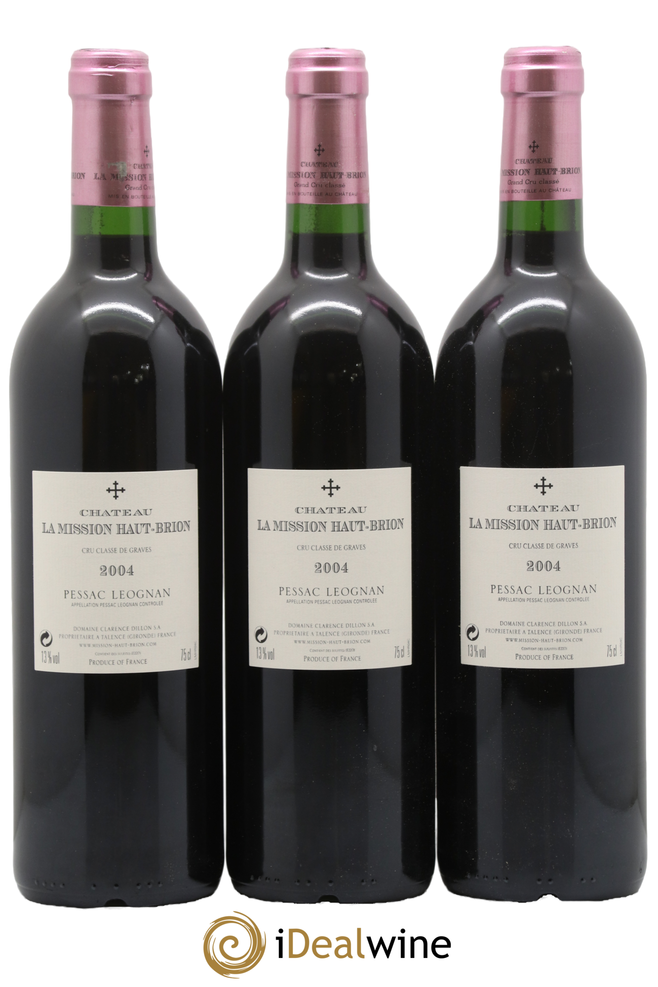 Château la Mission Haut-Brion Cru Classé de Graves 2004 - Lot de 12 bouteilles - 8