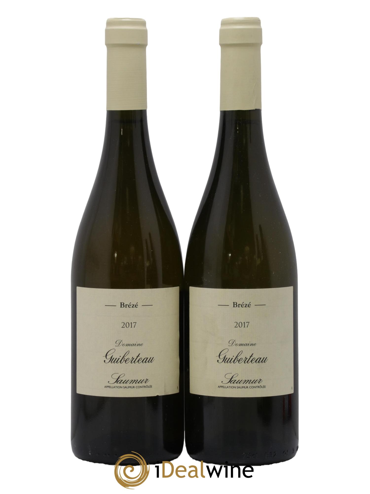Saumur Brézé Domaine Guiberteau 2017 - Lotto di 2 bottiglie - 0