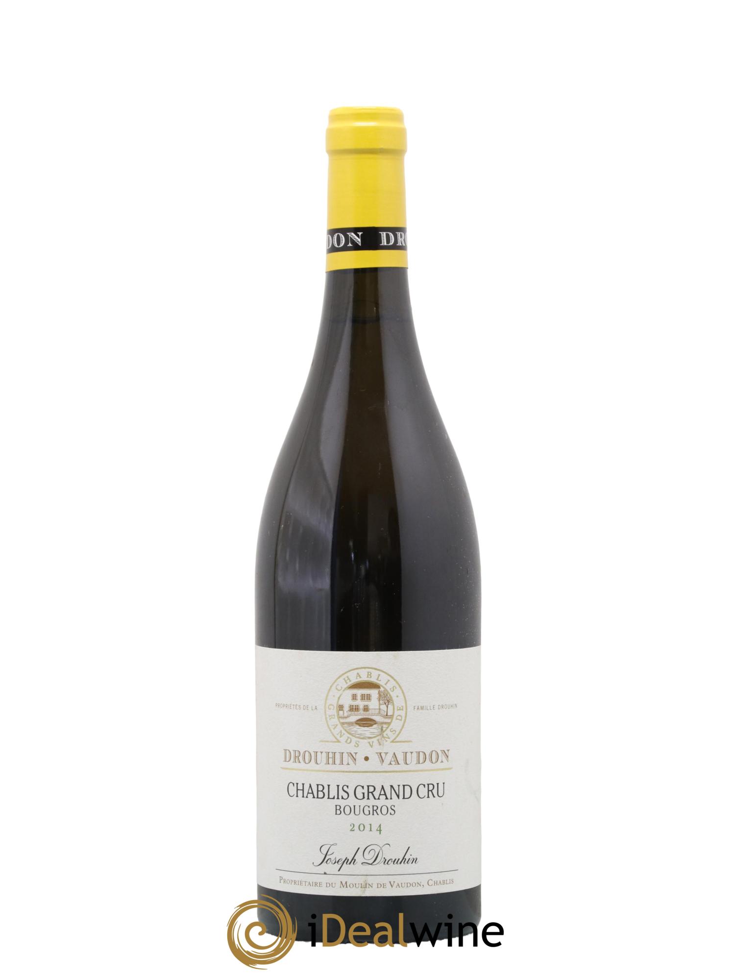 Chablis Grand Cru Bougros Domaine Drouhin Vaudon 2014 - Lot de 1 bouteille - 0