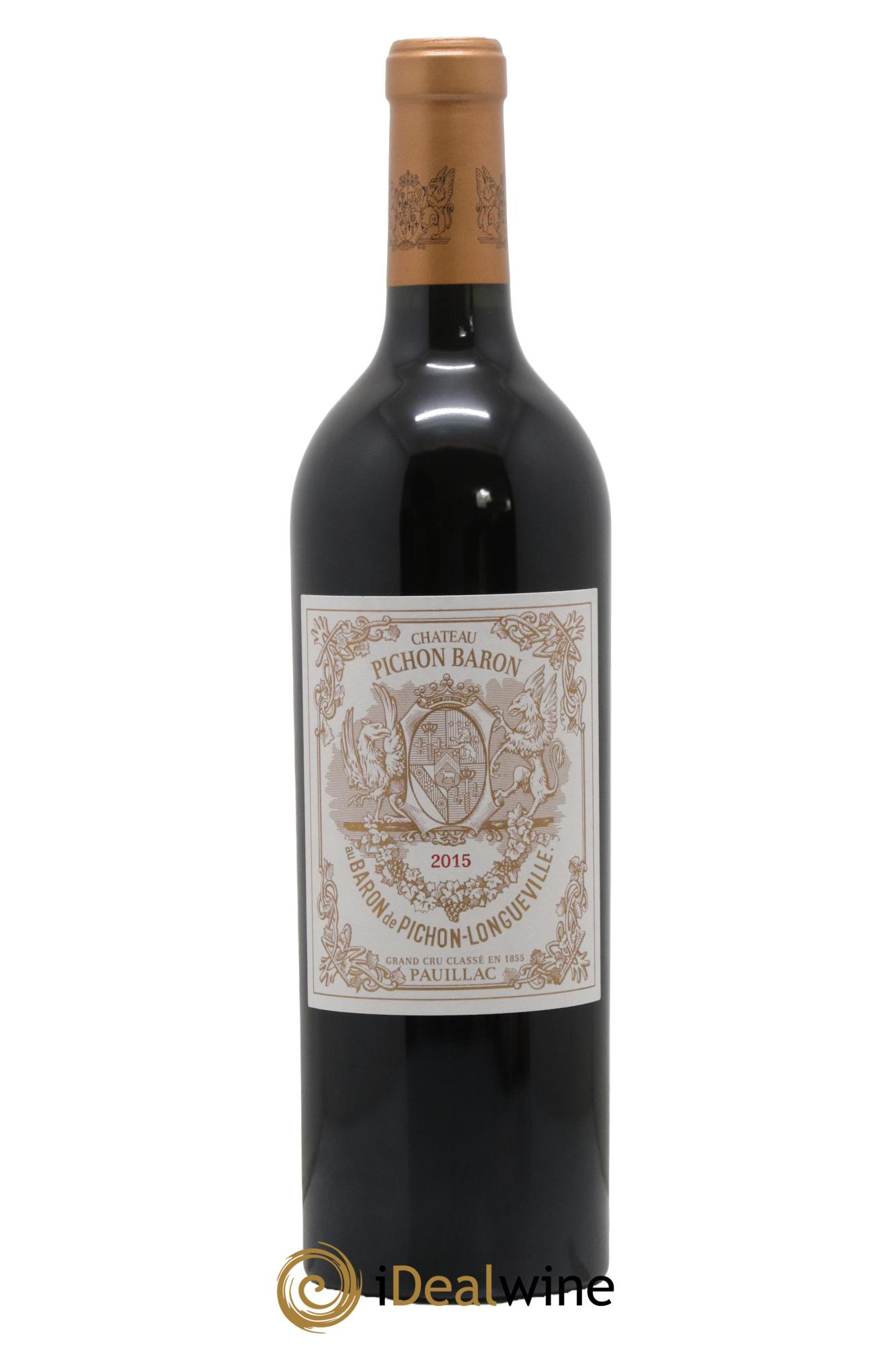 Pichon Longueville Baron 2ème Grand Cru Classé 2015 - Lot de 1 bouteille - 0