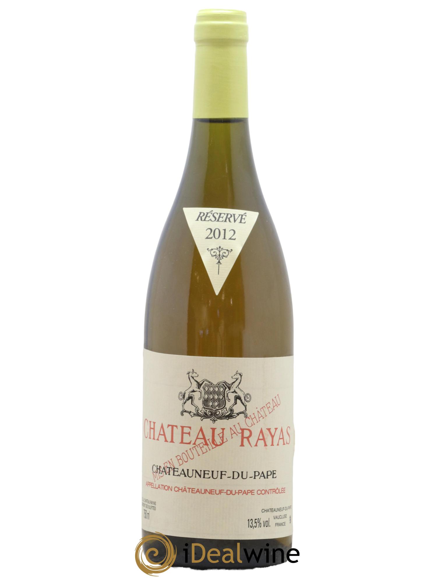 Châteauneuf-du-Pape Château Rayas Emmanuel Reynaud 2012 - Lot de 1 bouteille - 0