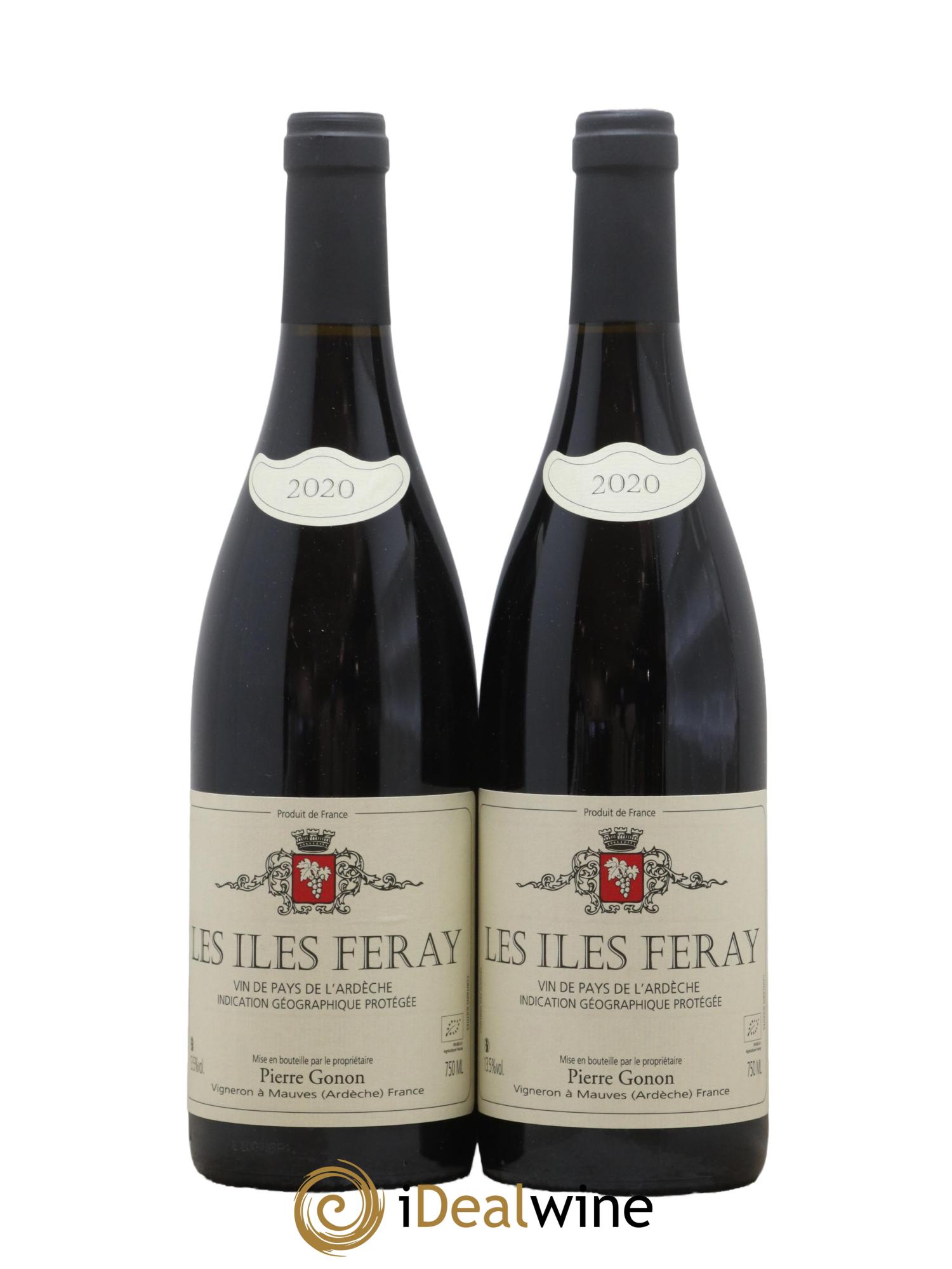 Ardèche Les Iles Feray Gonon (Domaine) 2020 - Lot de 2 bouteilles - 0