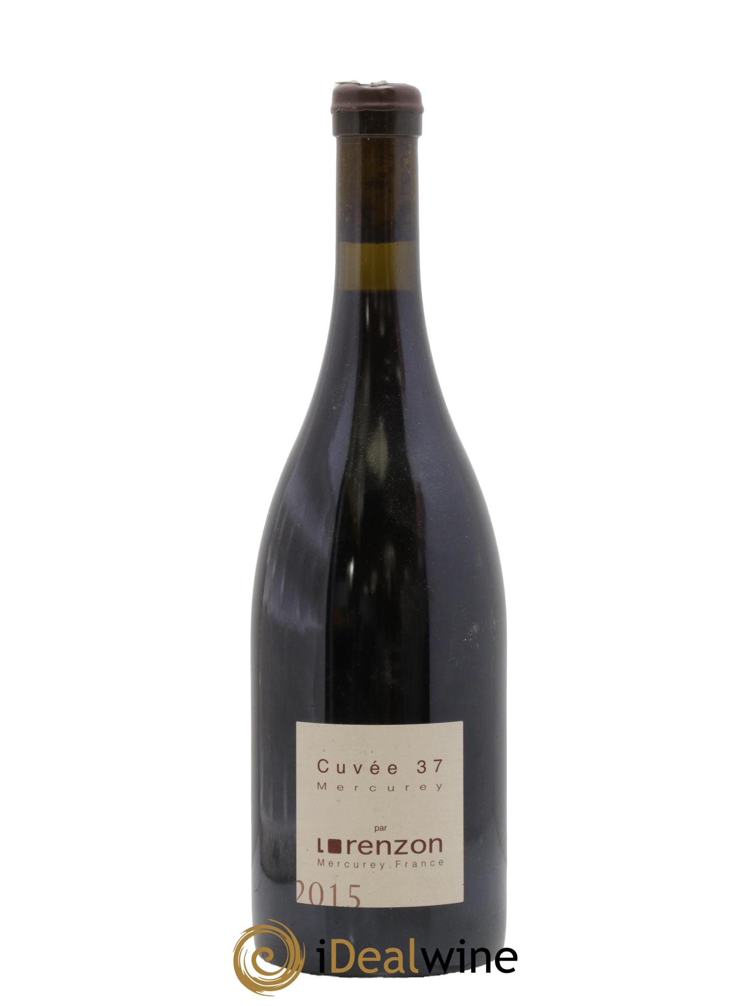 Mercurey Cuvée 37 Lorenzon 2015 - Lot de 1 bouteille - 0
