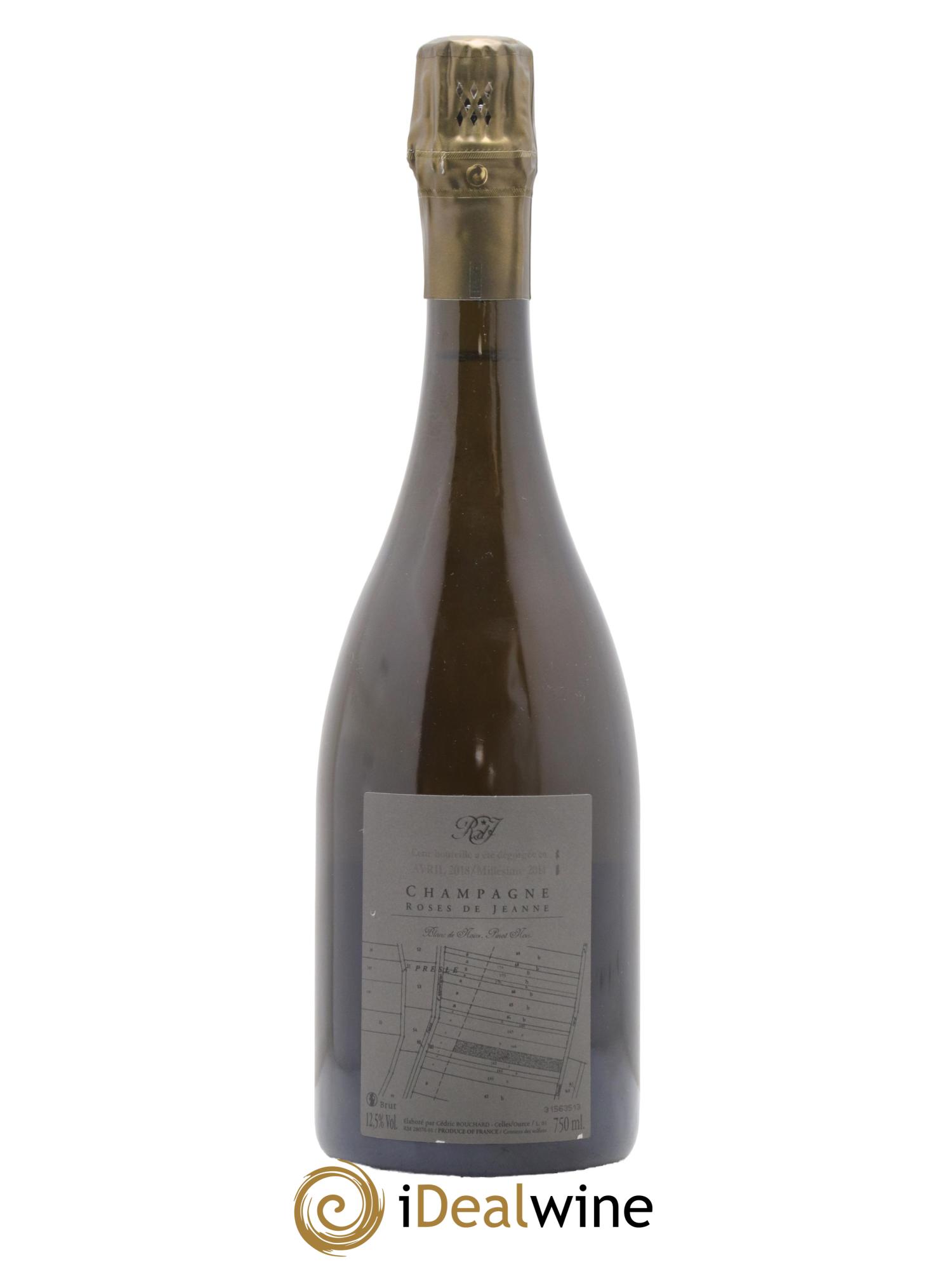 Roses de Jeanne Presle Blanc de Noirs Cédric Bouchard 2014 - Lot de 1 bouteille - 1