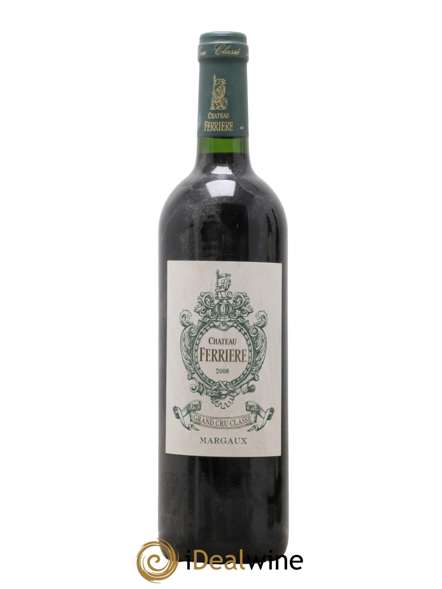 Château Ferrière 3ème Grand Cru Classé 2008 - Lot de 1 bouteille - 0
