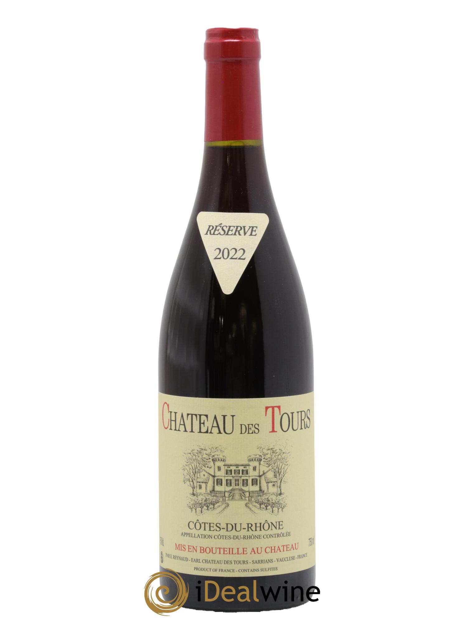 Côtes-du-Rhône Château des Tours Emmanuel Reynaud 2022 - Lot de 1 bouteille - 0