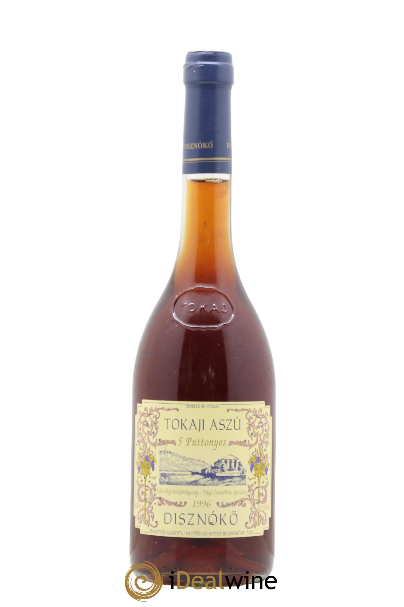 Tokaji Aszu 5 Puttonyos Disznoko (Domaine) 1996 - Lot de 1 format 50cl - 0