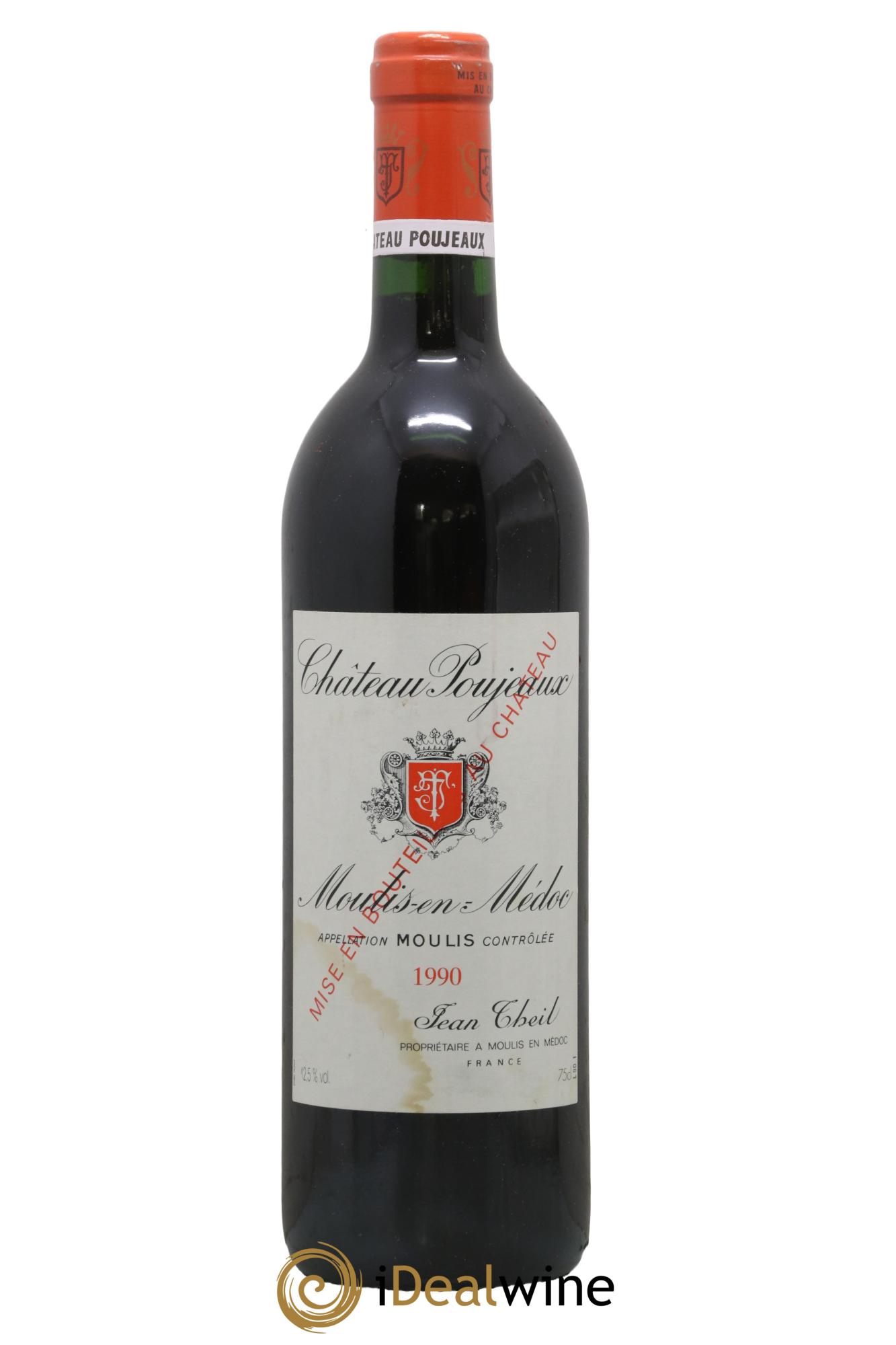 Château Poujeaux 1990 - Lot of 1 bottle - 0
