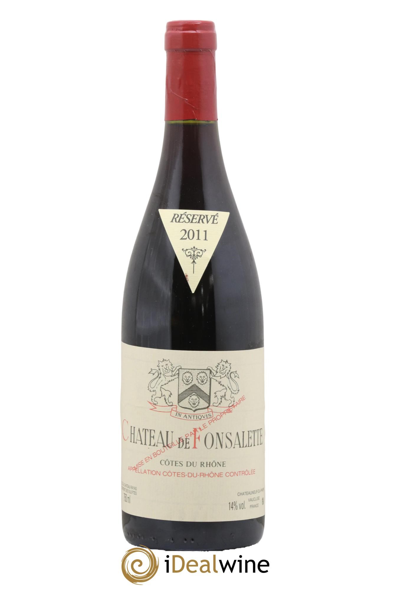 Côtes-du-Rhône Château de Fonsalette Emmanuel Reynaud 2011 - Posten von 1 Flasche - 0