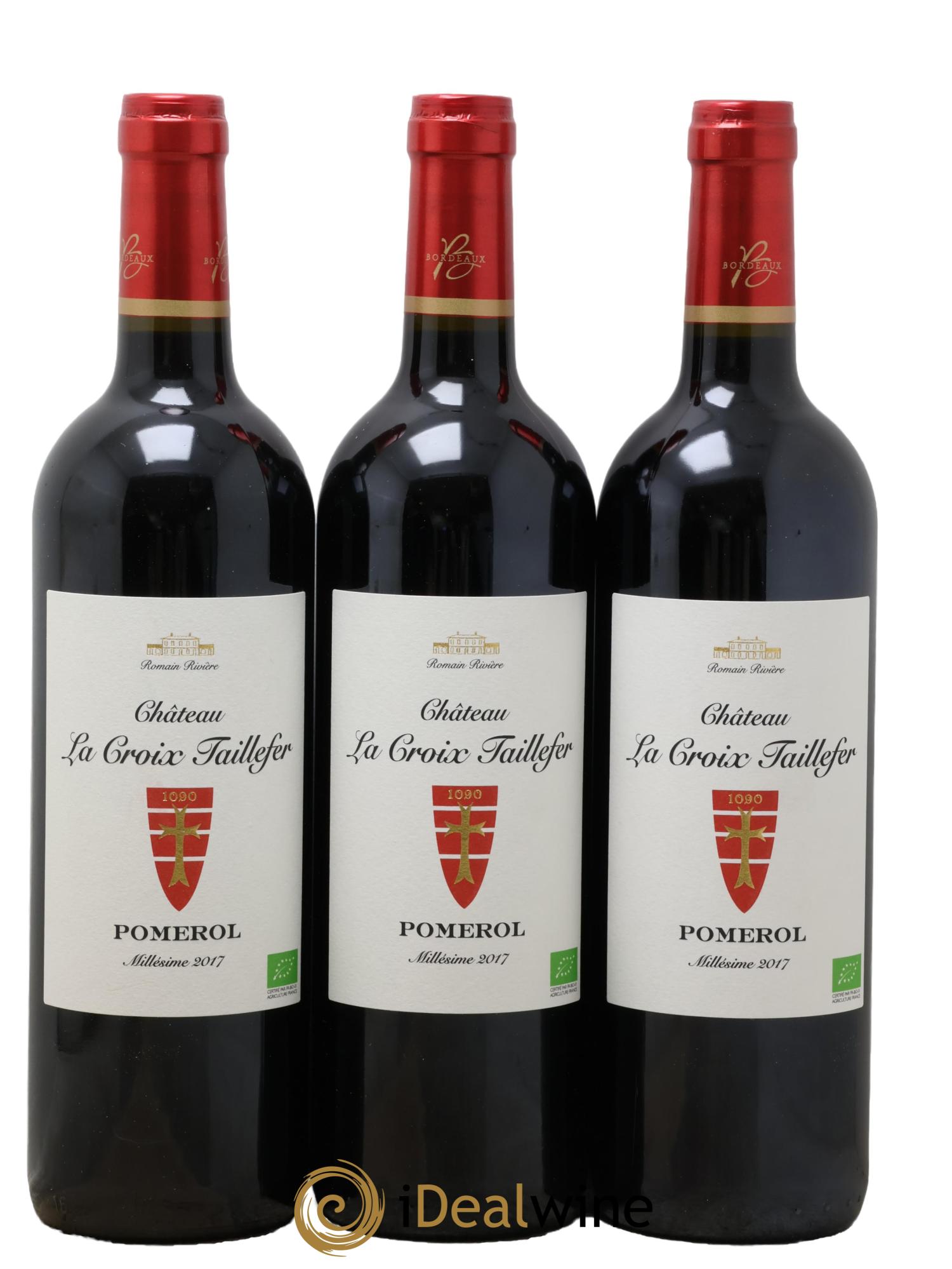 Château la Croix Taillefer 2017 - Lotto di 3 bottiglie - 0