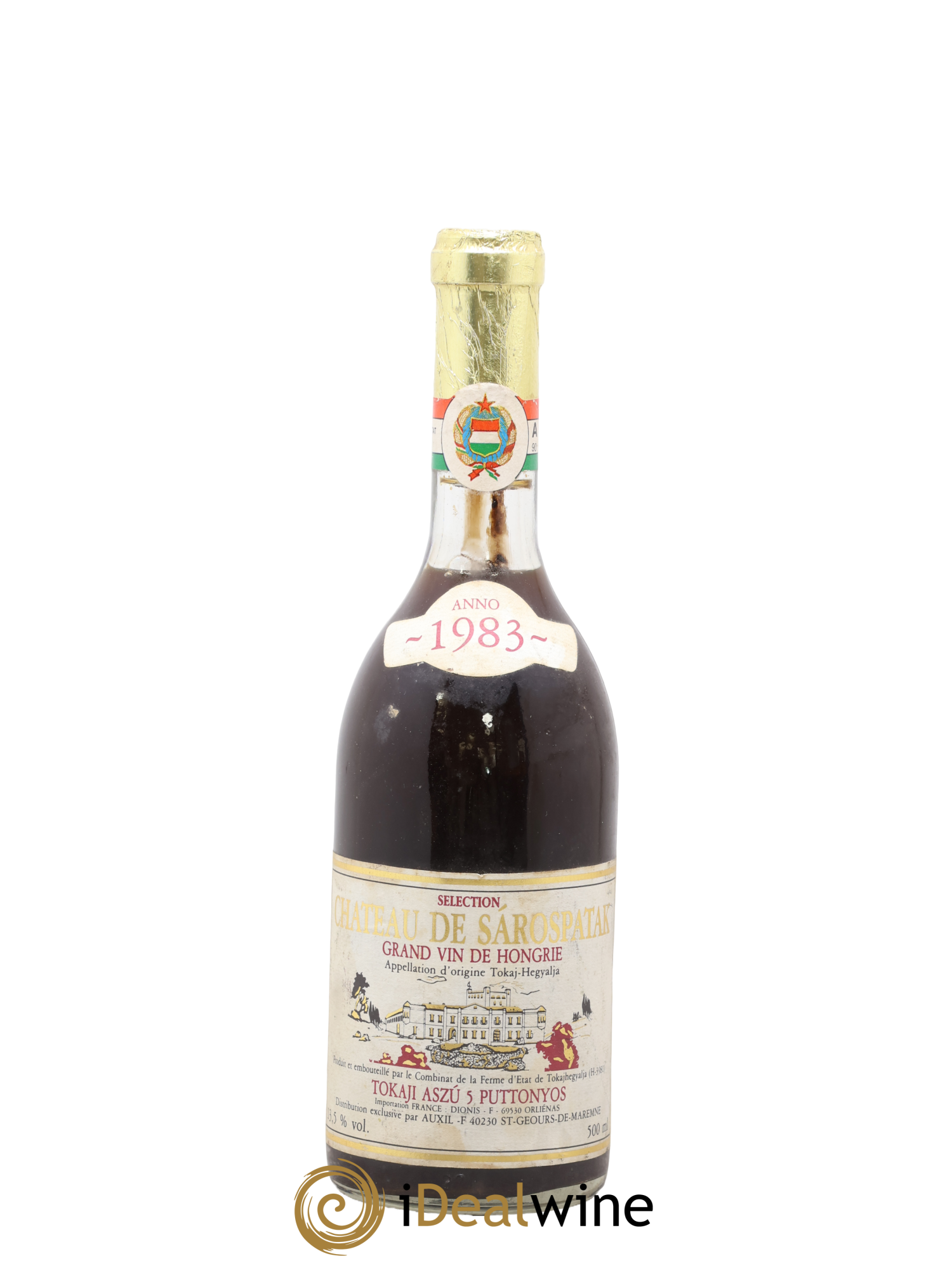 Vins Etrangers Hongrie Château de Sarospatak 1983 - Lot of 1 500ml format - 0