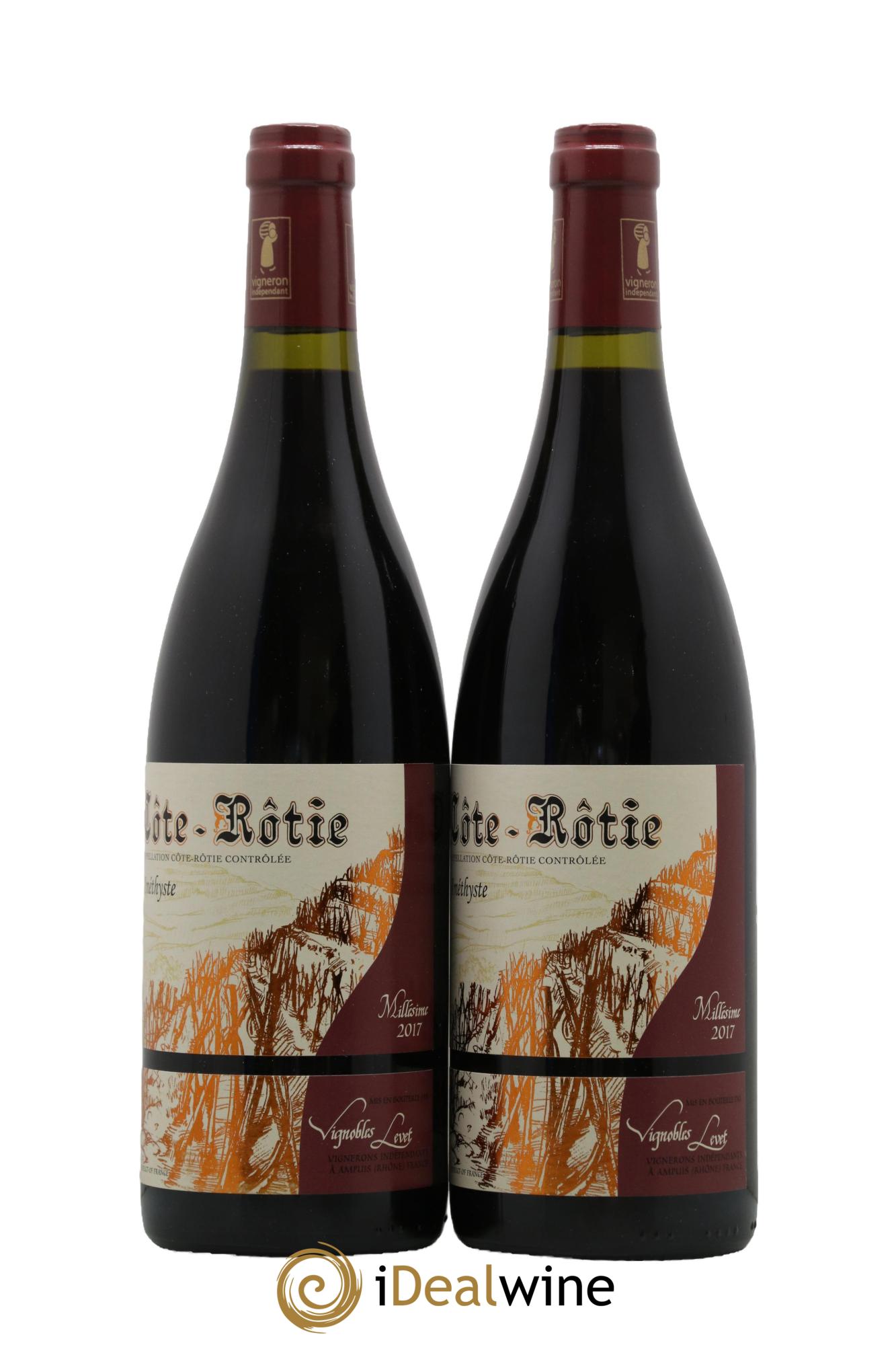 Côte-Rôtie Améthyste Vignobles Levet 2017 - Lot de 2 bouteilles - 0