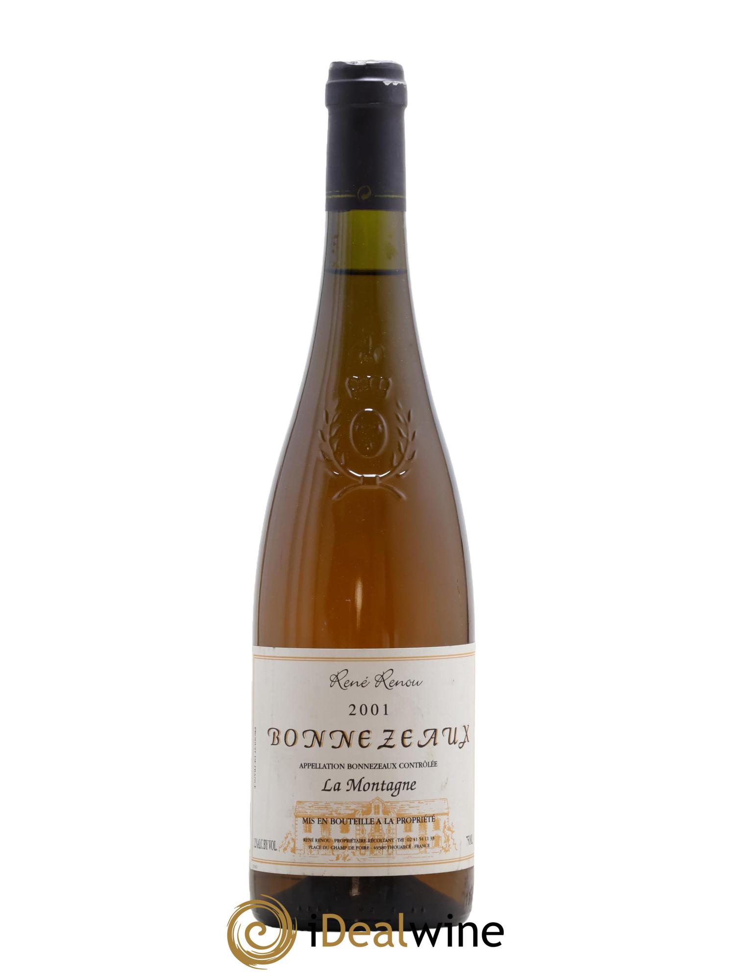 Bonnezeaux La Montagne René Renou 2001 - Lot de 1 bouteille - 0