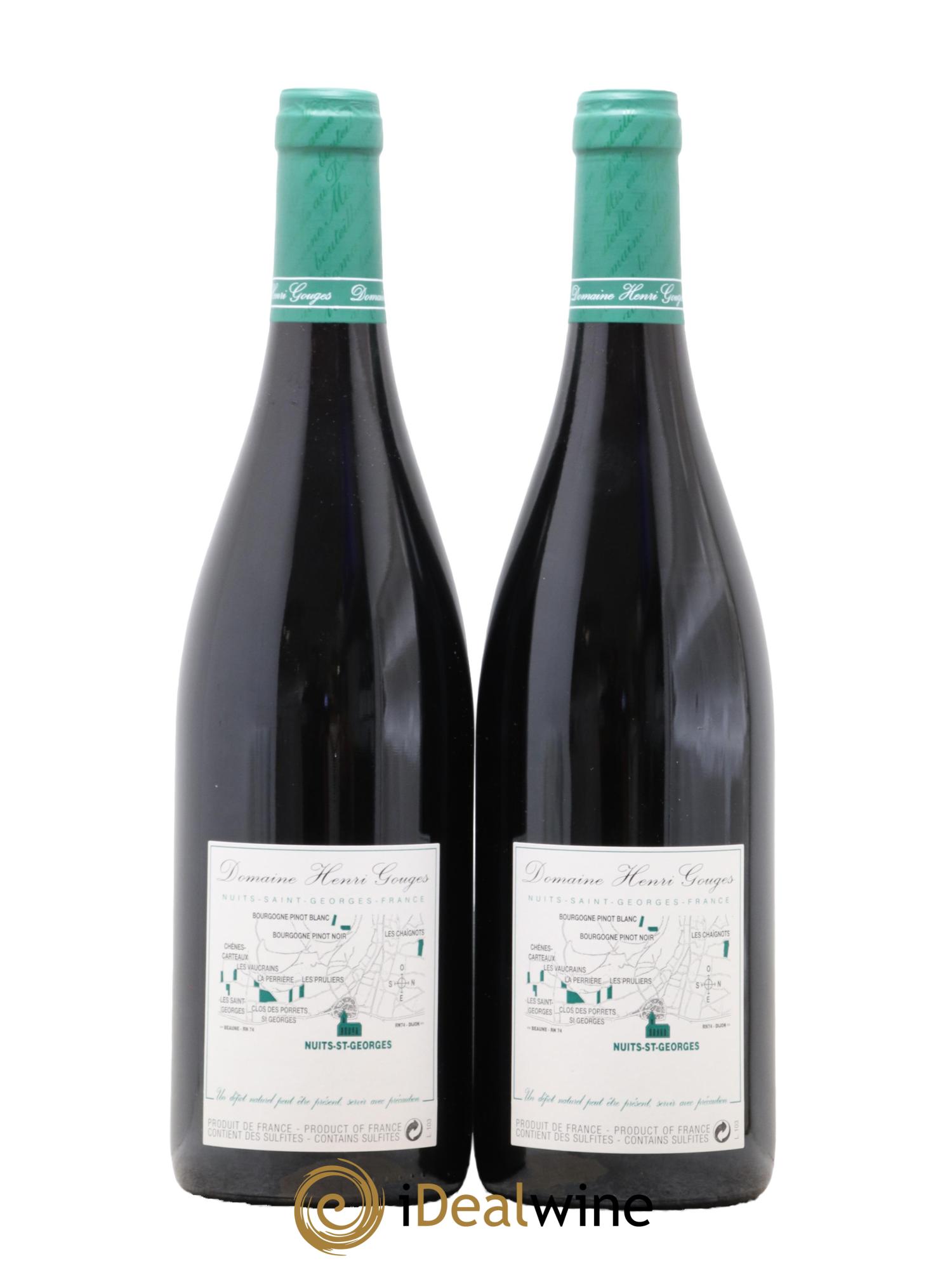 Nuits-Saint-Georges 1er Cru Les Saints Georges Henri Gouges 2010 - Posten von 2 Flaschen - 1