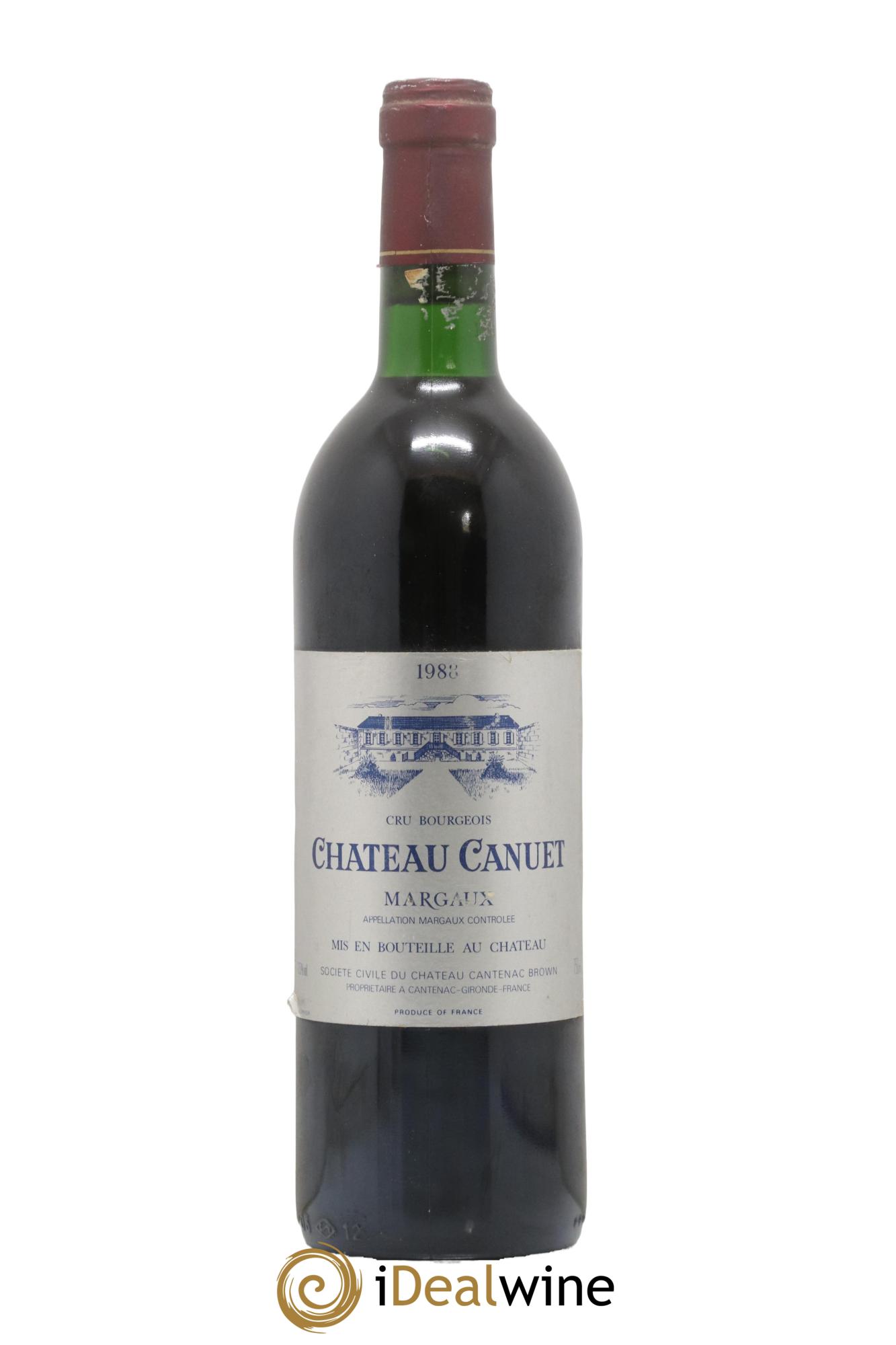 Château Canuet 1988 - Lot de 1 bouteille - 0