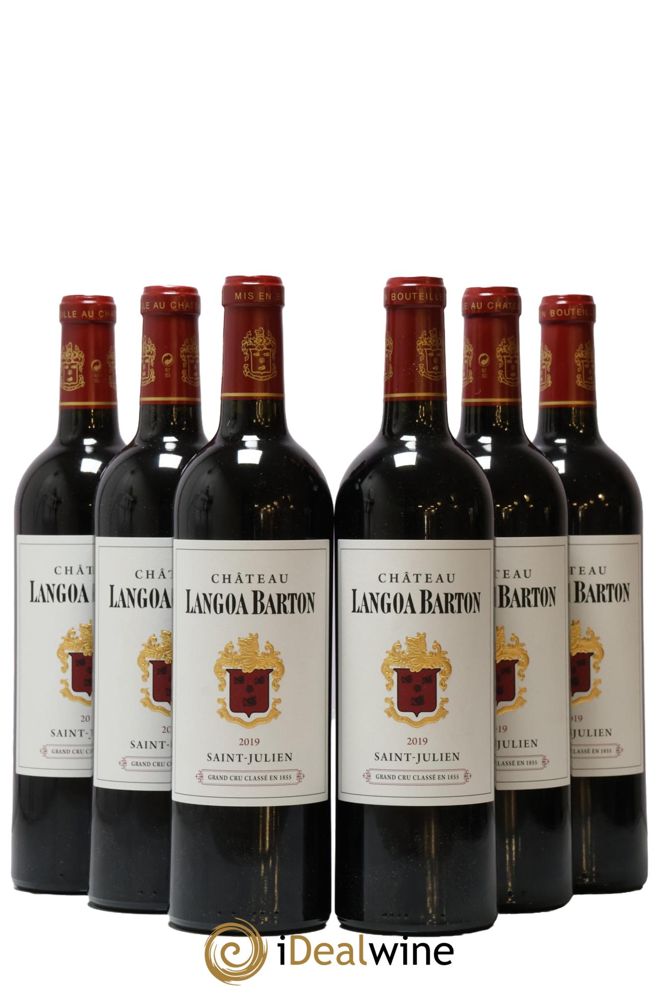 Château Langoa Barton 3ème Grand Cru Classé 2019 - Lot de 6 bouteilles - 0
