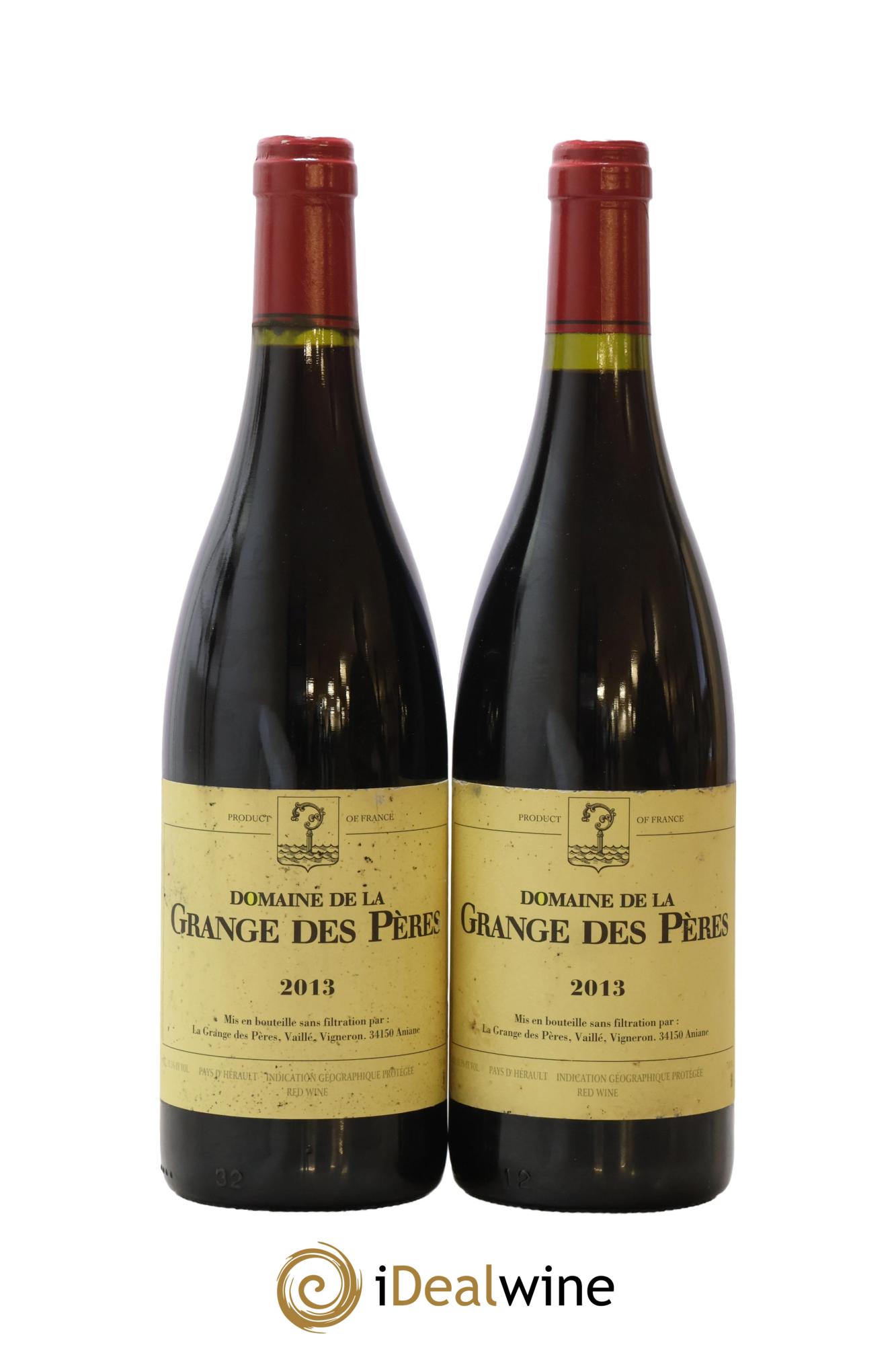 IGP Pays d'Hérault Grange des Pères Laurent Vaillé 2013 - Lot de 2 bouteilles - 0