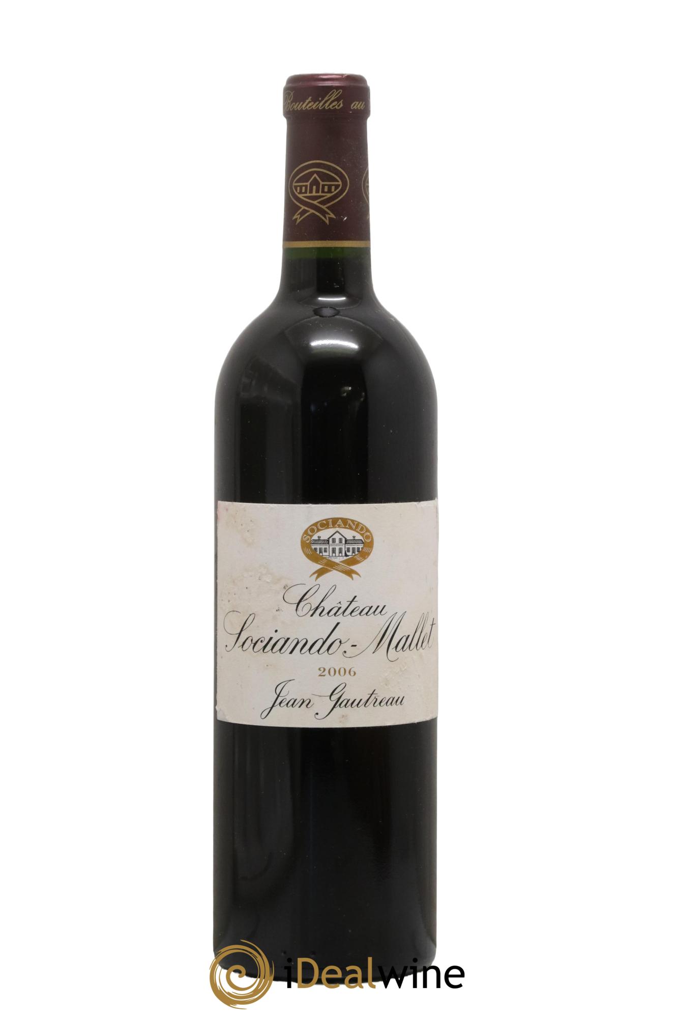 Château Sociando Mallet 2006 - Lot of 1 bottle - 0