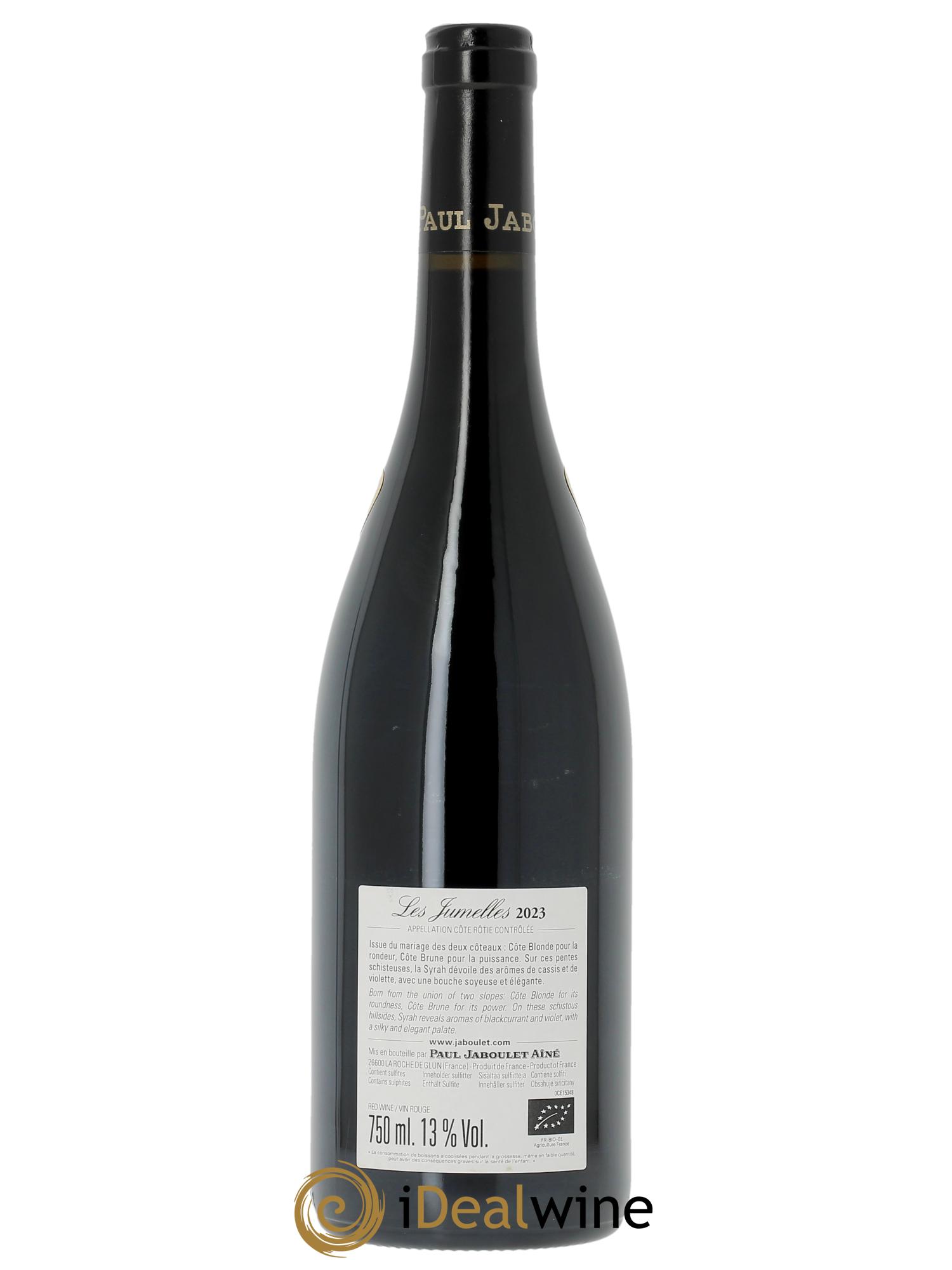 Côte-Rôtie Les Jumelles Paul Jaboulet Ainé  2023 - Lot de 1 bouteille - 1