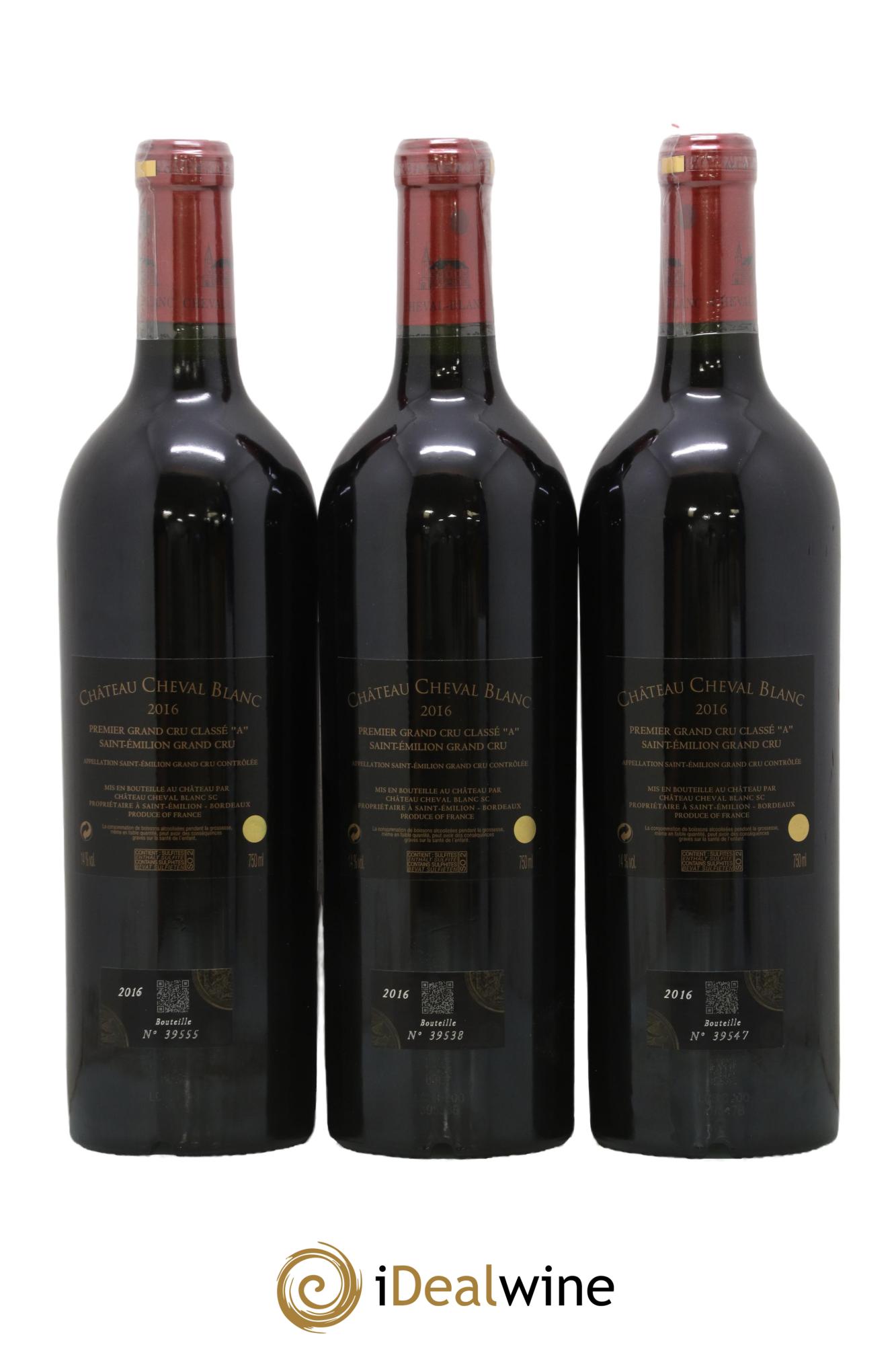 Château Cheval Blanc 1er Grand Cru Classé A 2016 - Lot de 6 bouteilles - 5