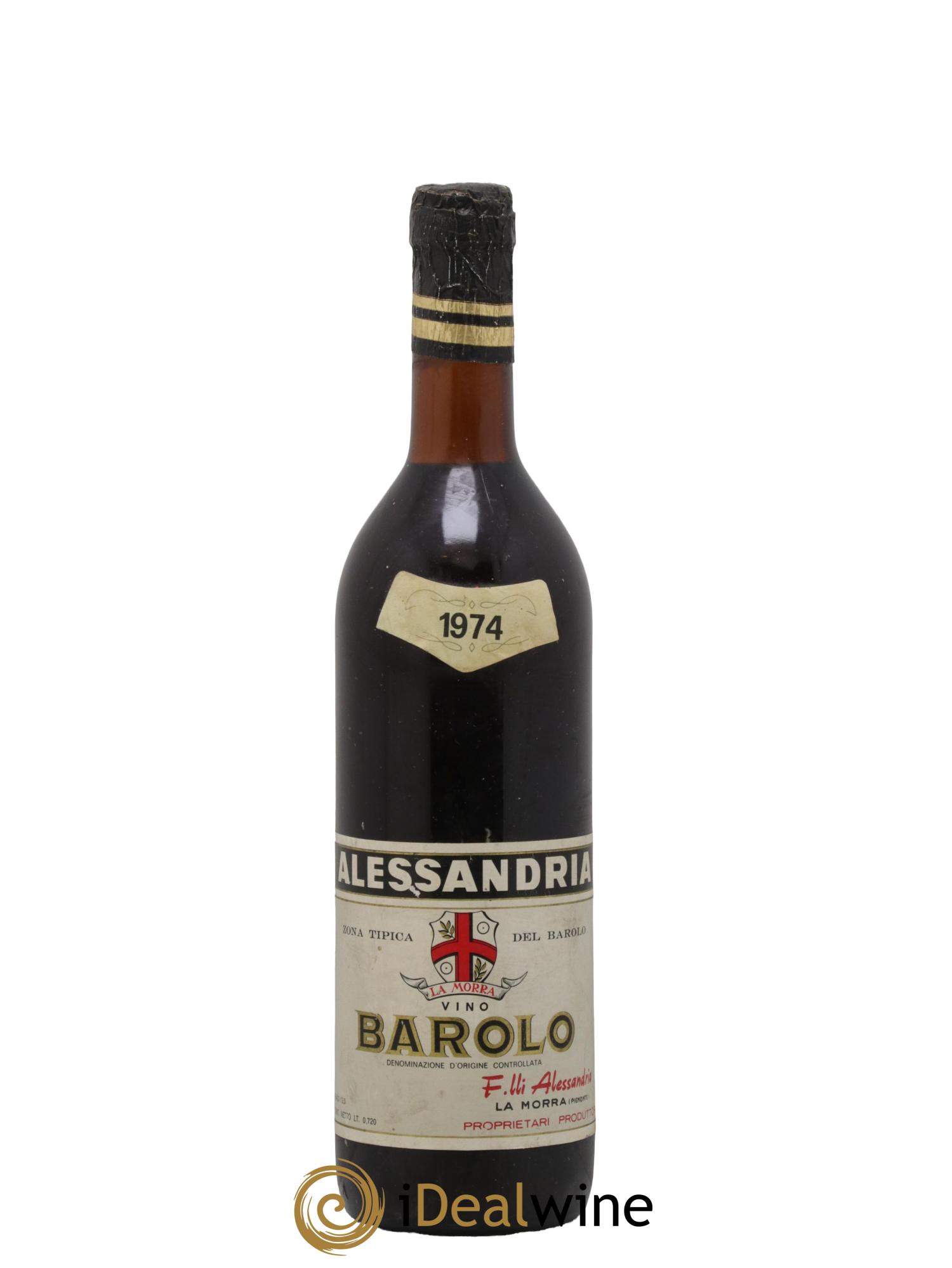 Barolo DOCG Fratelli Alessandria 1974 - Posten von 1 Flasche - 0