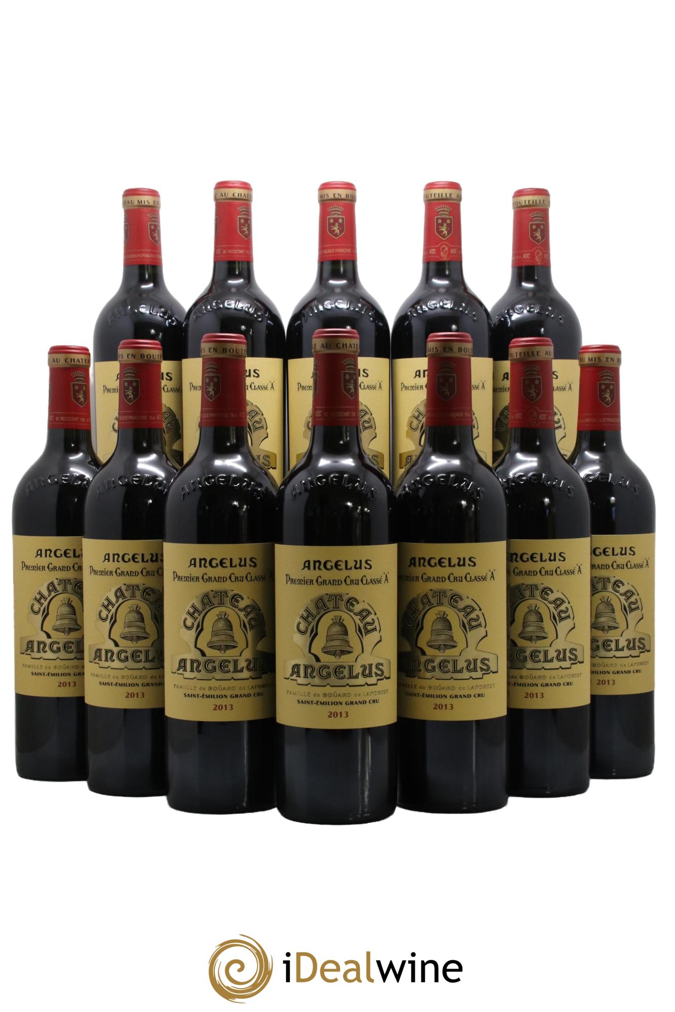 Château Angélus 1er Grand Cru Classé A 2013 - Lot de 12 bouteilles - 0