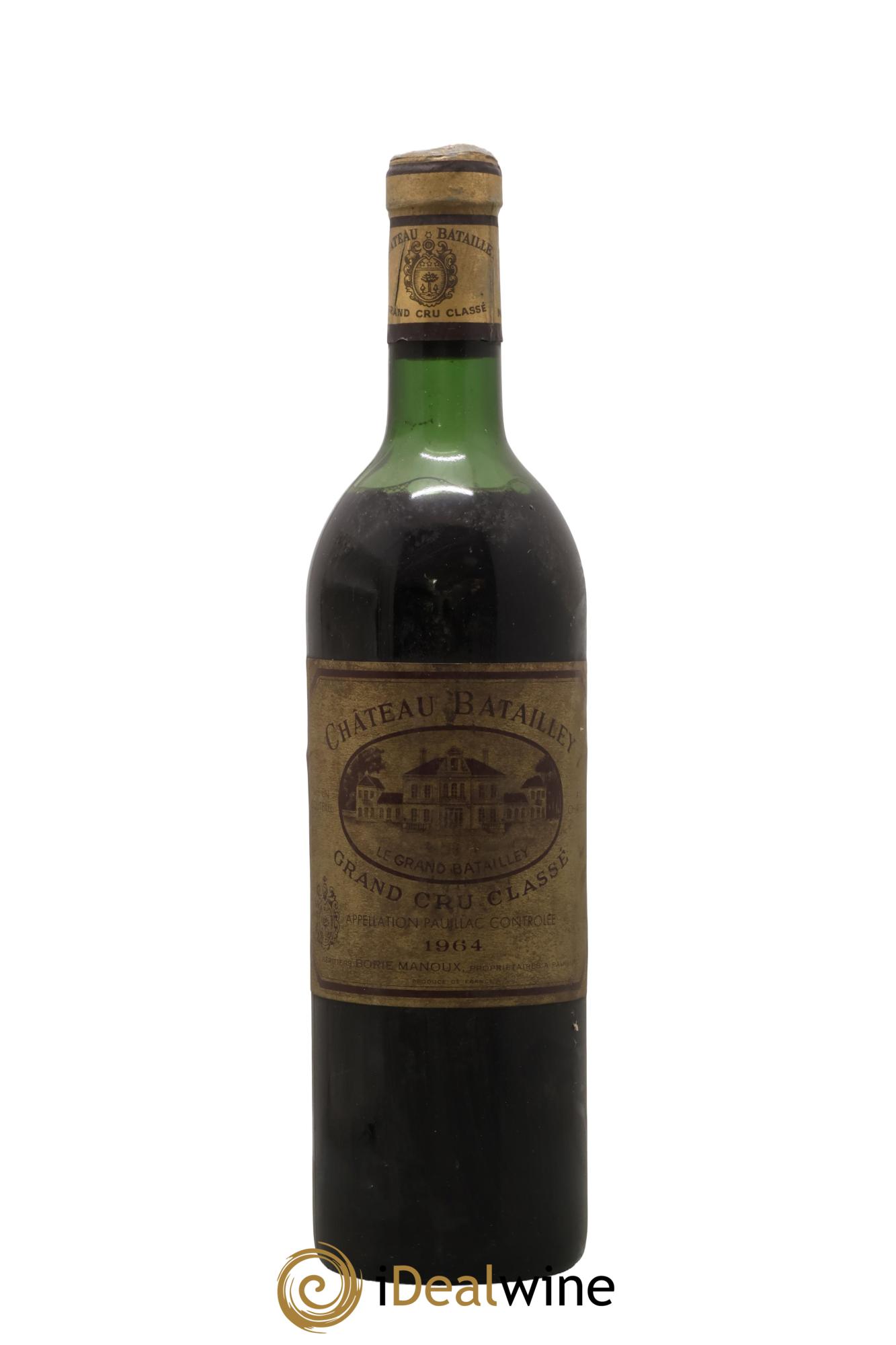 Château Batailley 5ème Grand Cru Classé 1964 - Lot of 1 bottle - 0