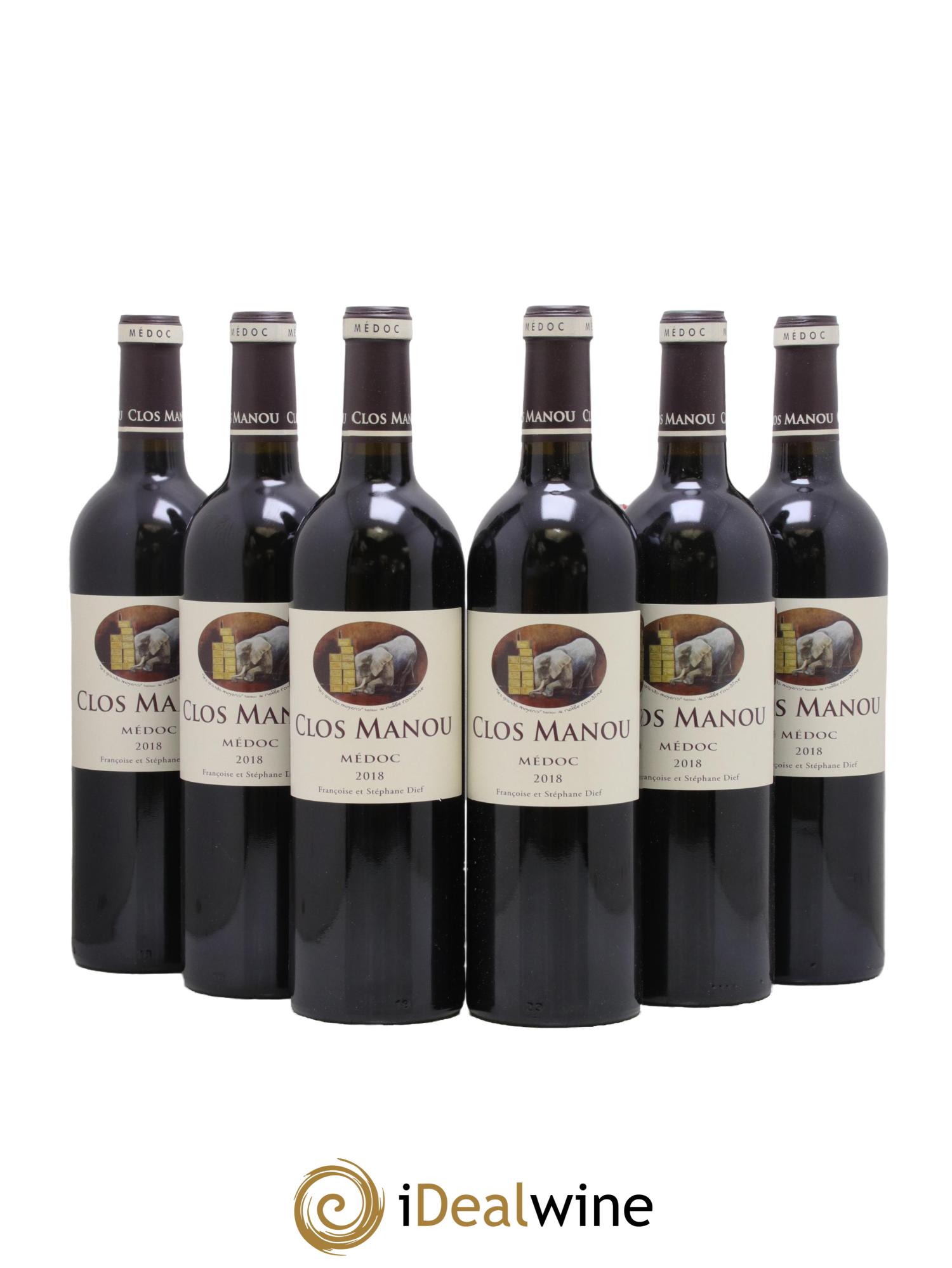 Clos Manou 2018 - Lot de 6 bouteilles - 0