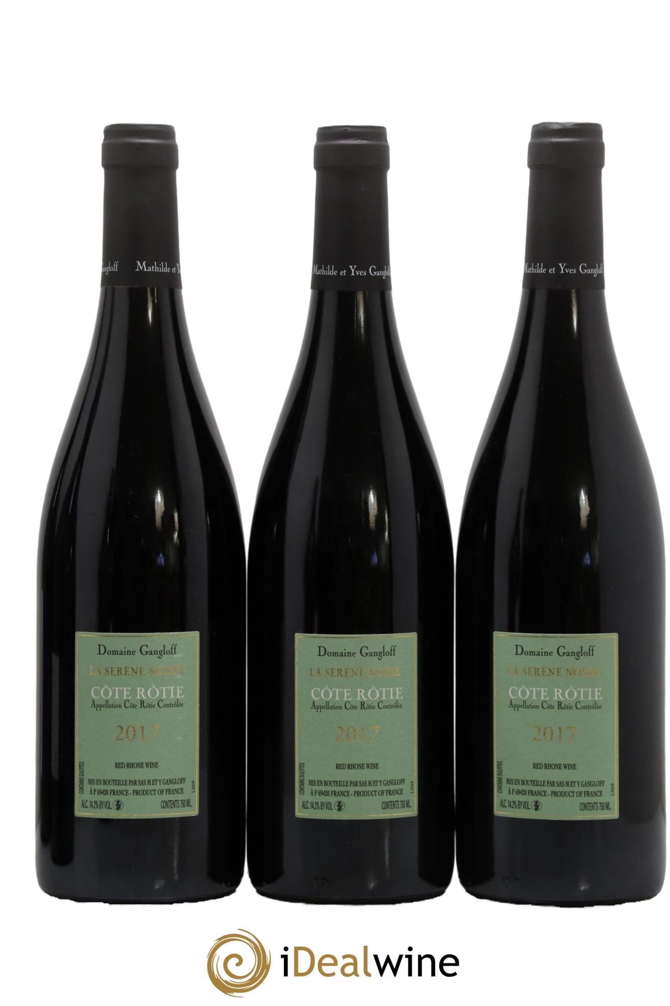 Côte-Rôtie La Sereine Noire Gangloff (Domaine)  2017 - Lotto di 3 bottiglie - 1