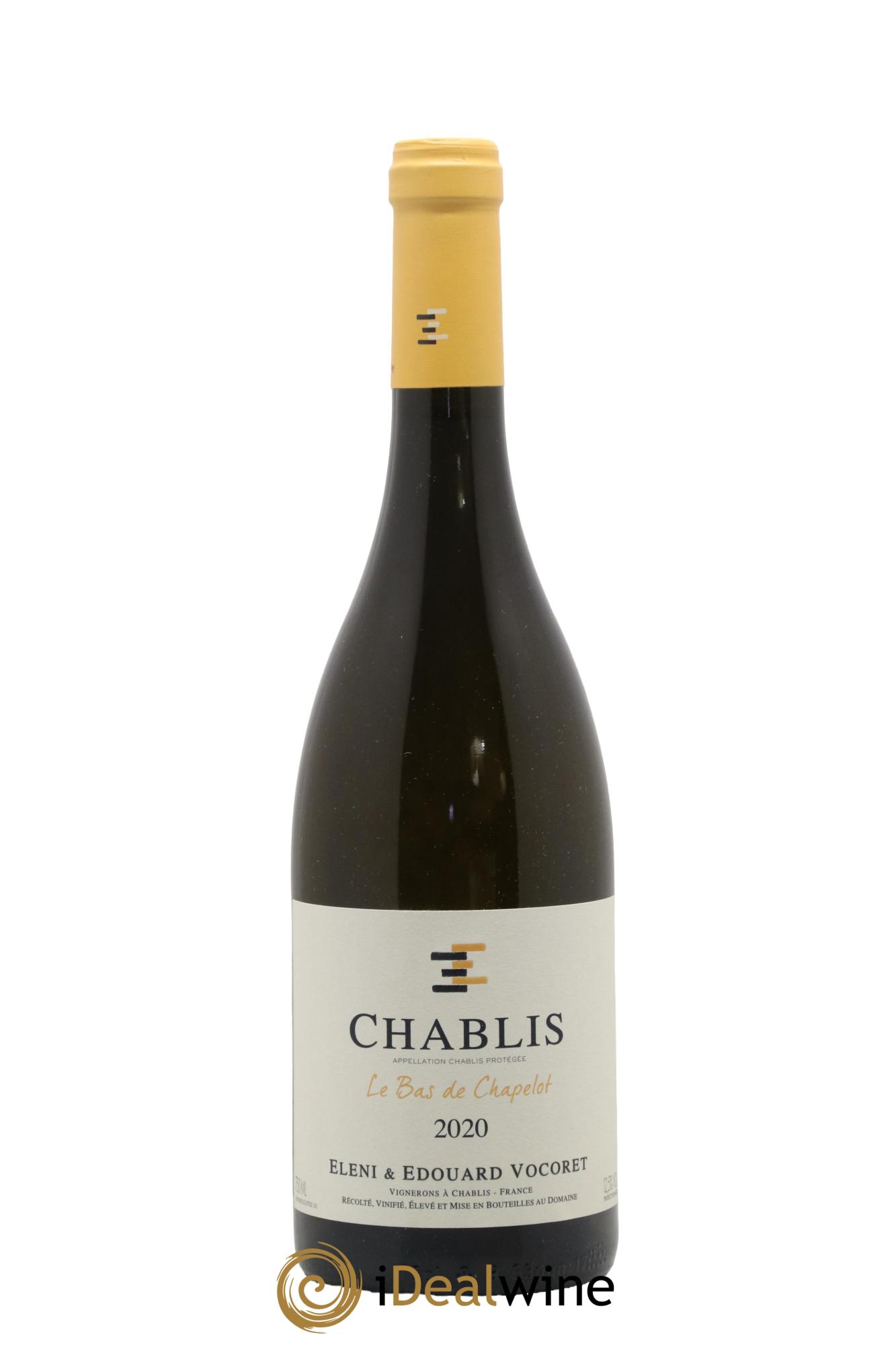 Chablis Le Bas de Chapelot Vocoret & Fils 2020 - Lot de 1 bouteille - 0