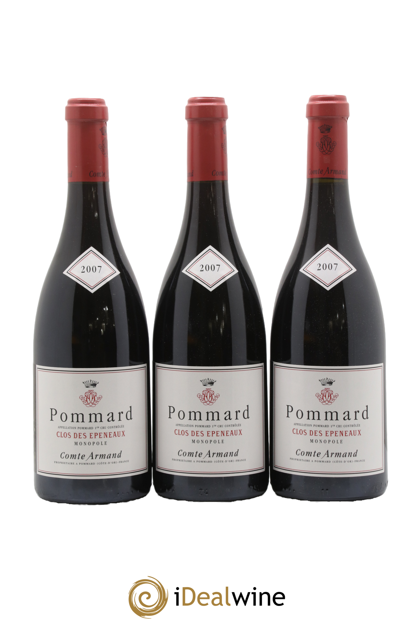 Pommard 1er Cru Clos des Epeneaux Comte Armand 2007 - Lot de 6 bouteilles - 1