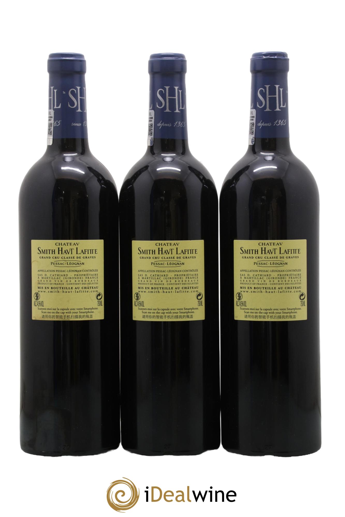 Château Smith Haut Lafitte Cru Classé de Graves 2009 - Lot de 3 bouteilles - 1