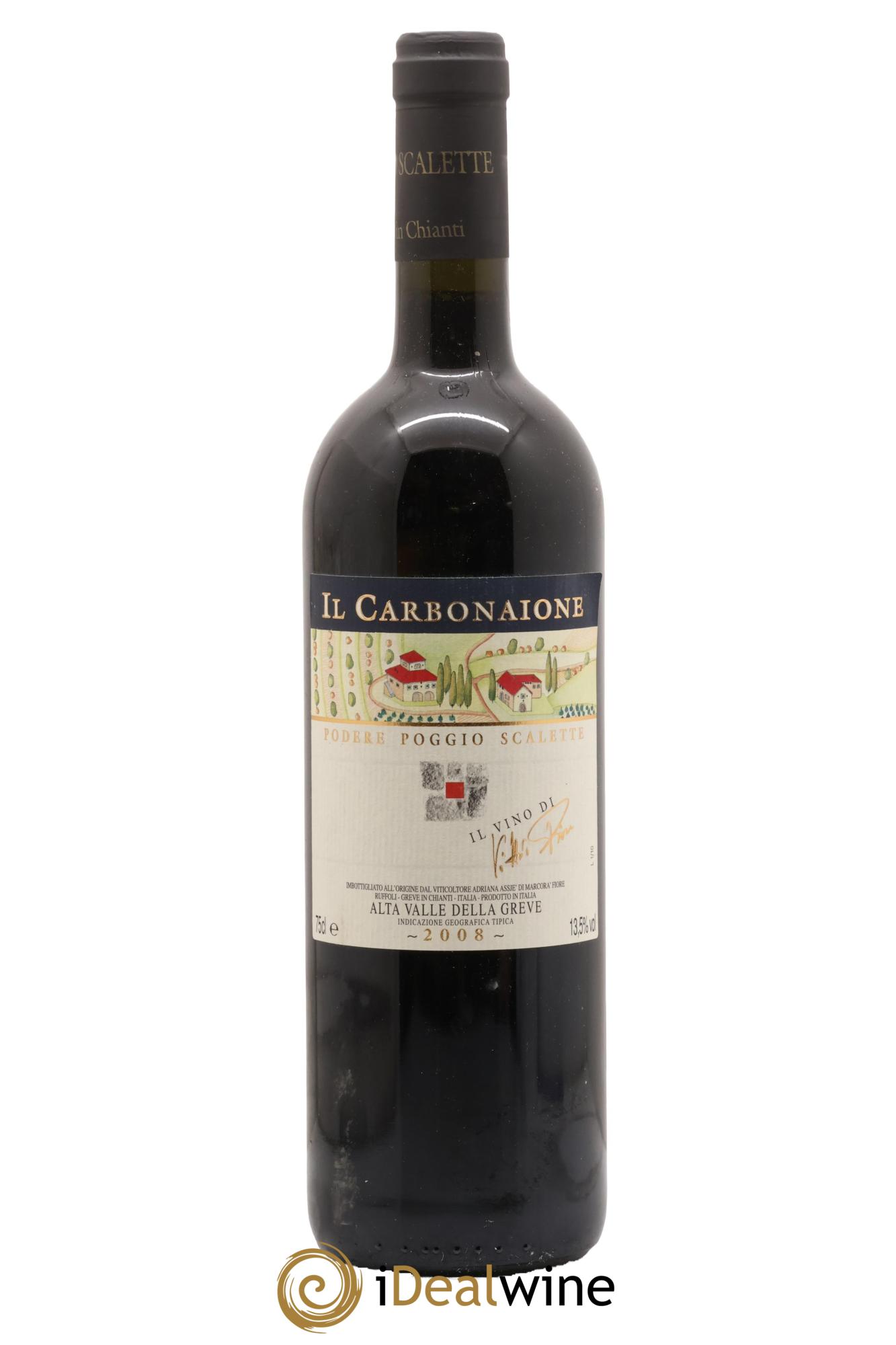 Toscana IGT Podere Poggio Scalette Il Carbonaione 2008 - Posten von 1 Flasche - 0