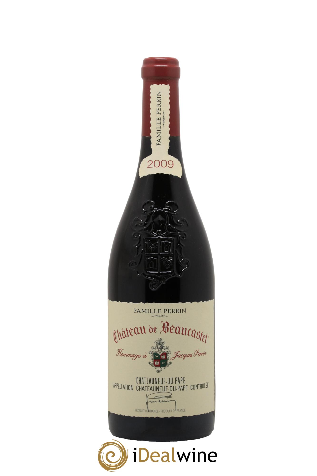 Châteauneuf-du-Pape Château de Beaucastel Hommage à Jacques Perrin Famille Perrin 2009 - Posten von 1 Flasche - 0