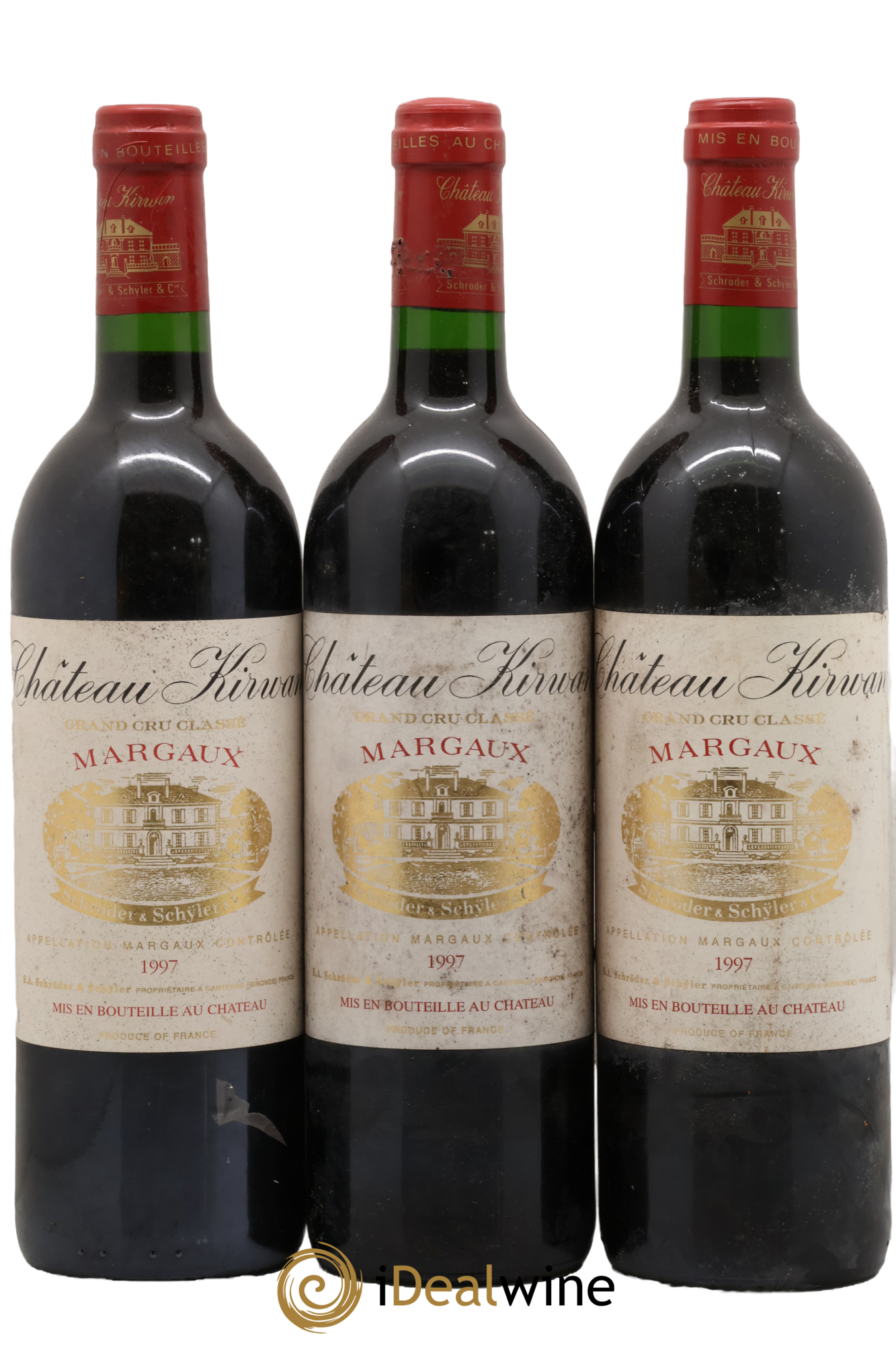 Château Kirwan 3ème Grand Cru Classé 1997 - Posten von 3 Flaschen - 0