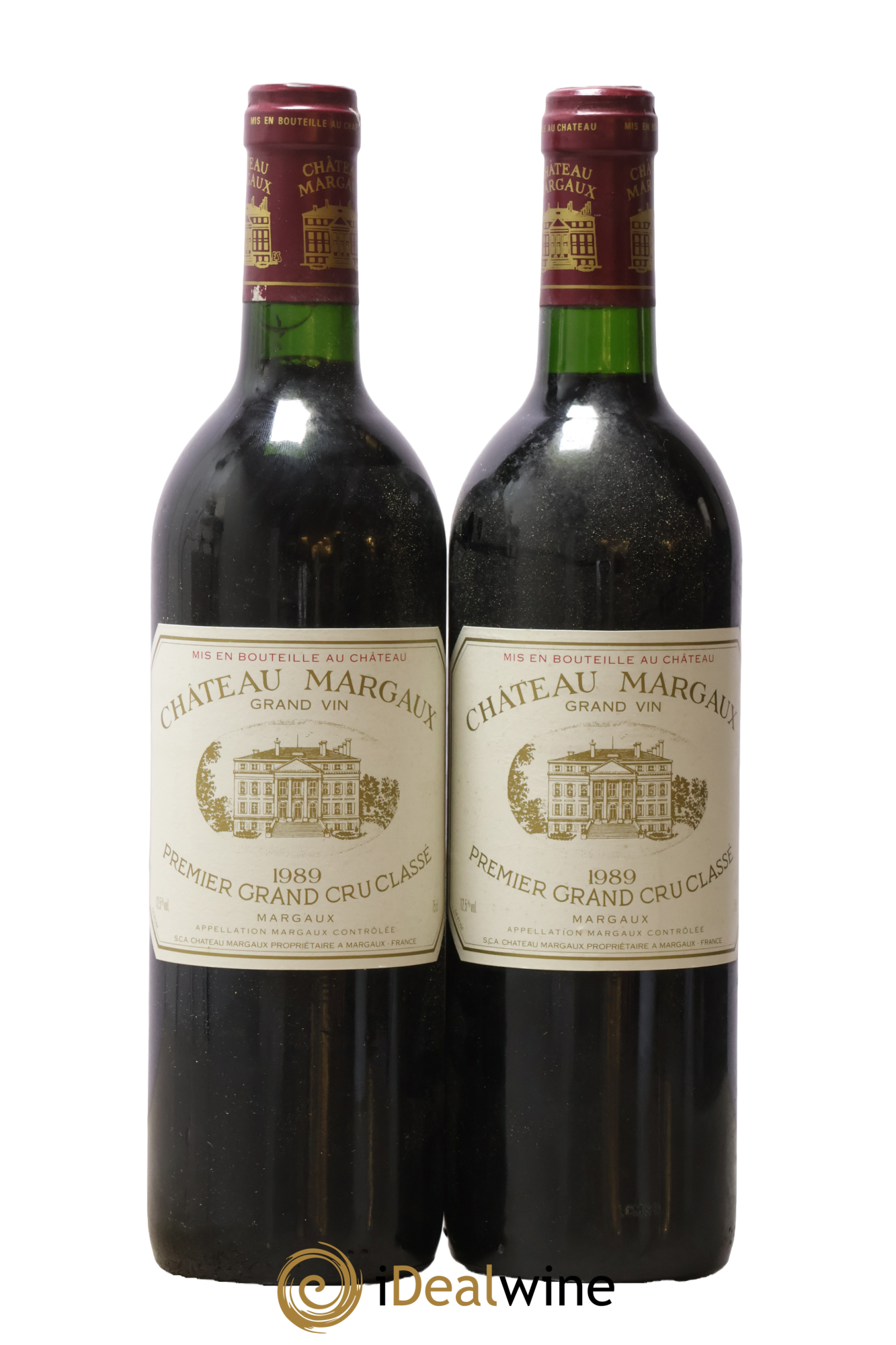Château Margaux 1er Grand Cru Classé 1989 - Lot de 2 bouteilles - 0