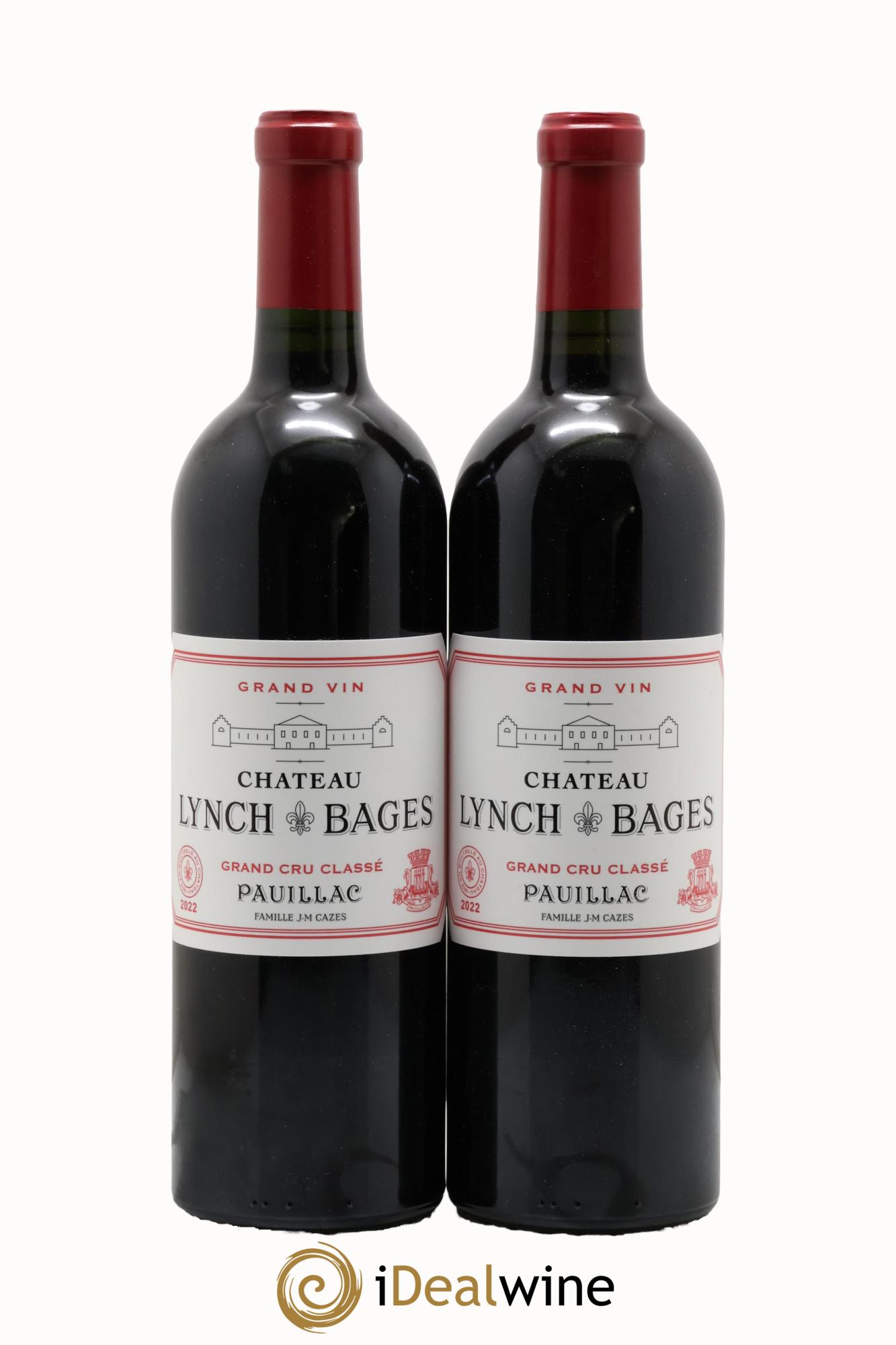 Château Lynch Bages 5ème Grand Cru Classé 2022 - Lot de 2 bouteilles - 0