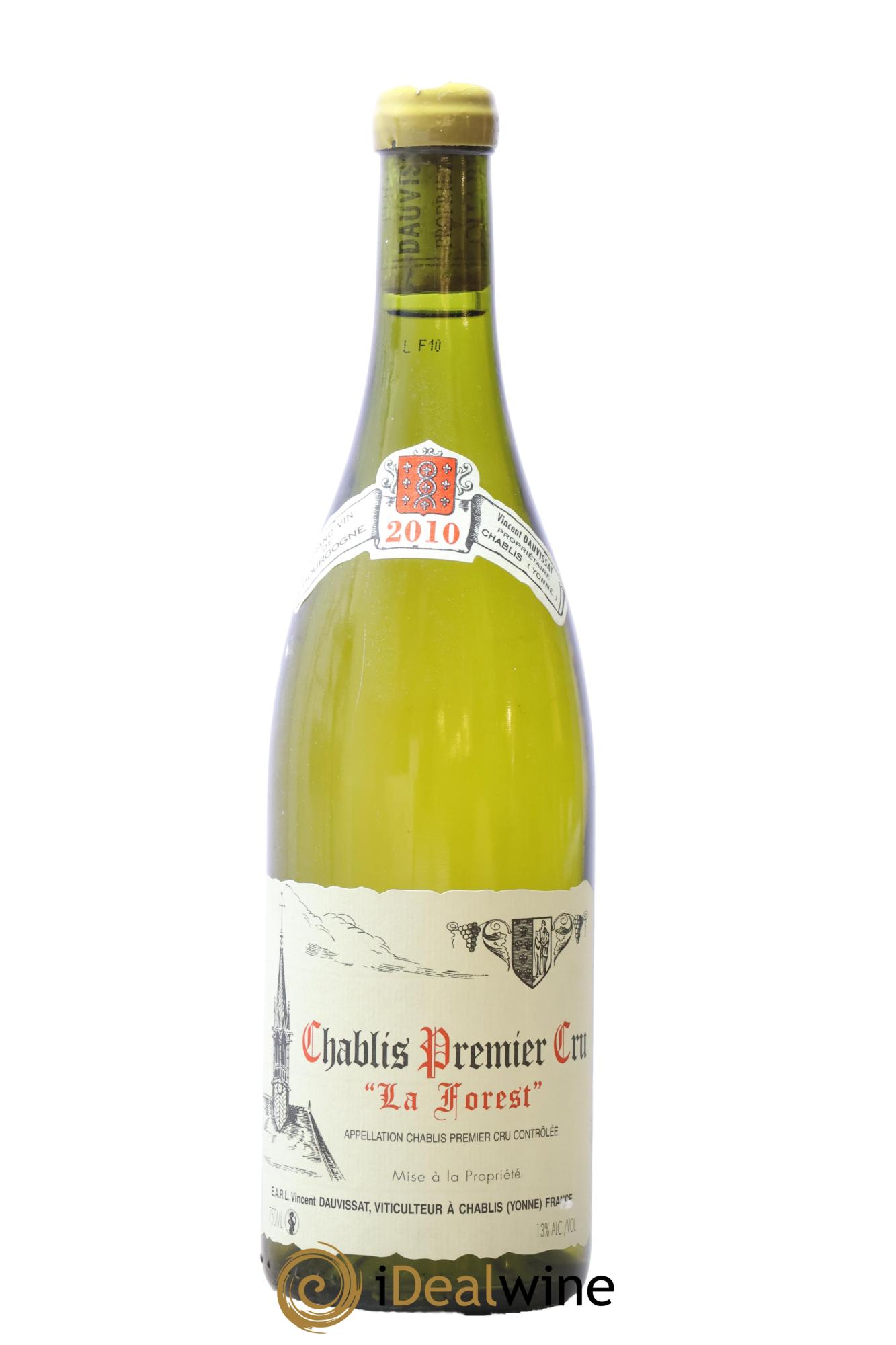 Chablis 1er Cru La Forest Vincent Dauvissat (Domaine) 2010 - Lot de 1 bouteille - 0