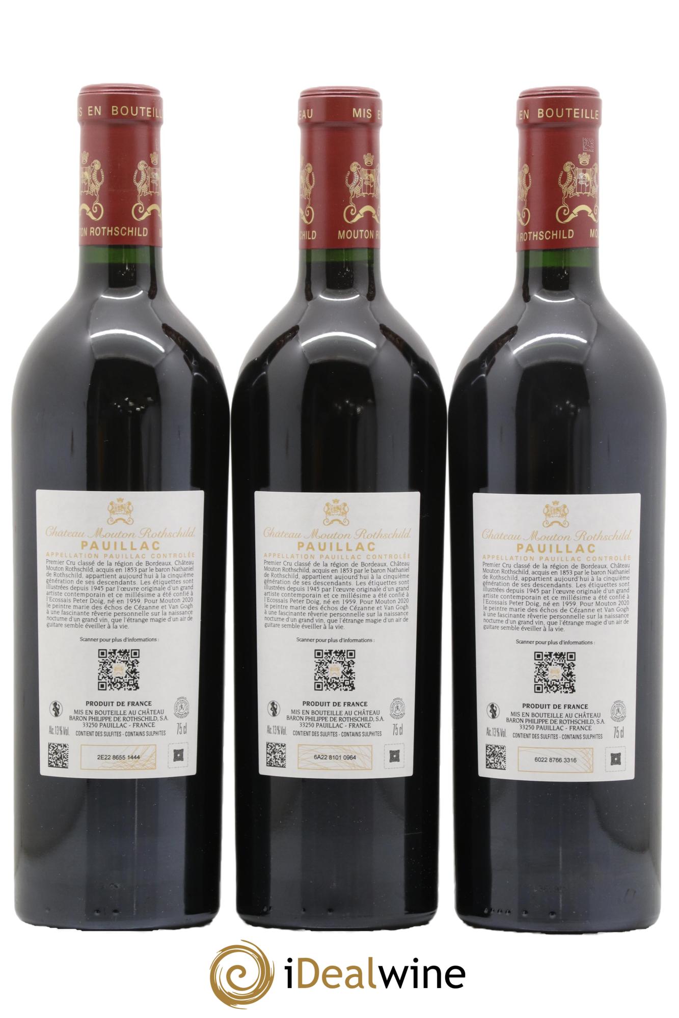 Château Mouton Rothschild 1er Grand Cru Classé 2020 - Posten von 6 Flaschen - 4