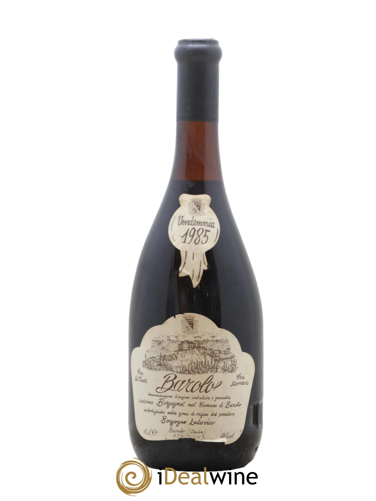 Barolo Sarmassa Ludovico Borgogno 1985 - Lot de 1 bouteille - 0