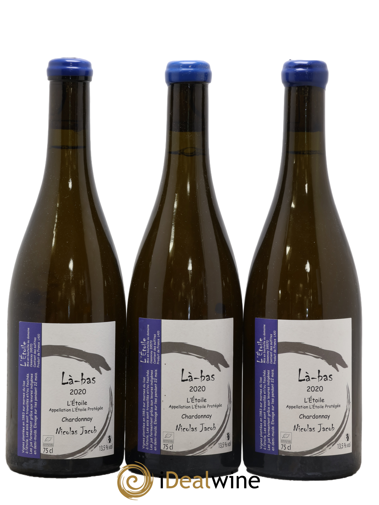 L'Etoile Là-Bas Nicolas Jacob 2020 - Lot of 3 bottles - 0