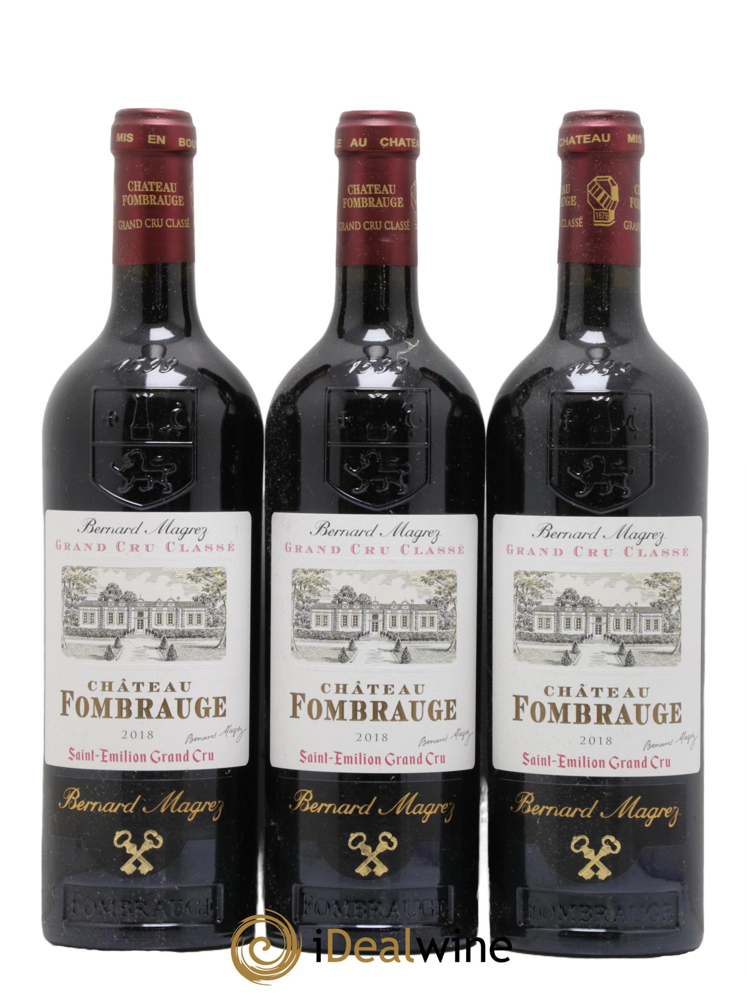 Château Fombrauge Grand Cru Classé 2018 - Lot de 3 bouteilles - 0