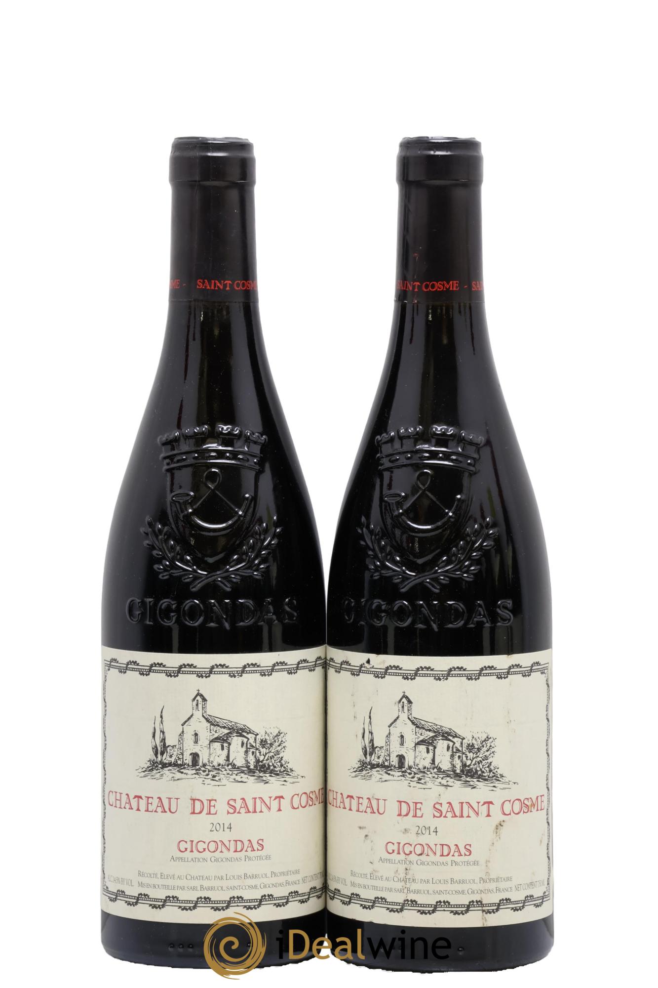 Gigondas Saint Cosme 2014 - Lotto di 2 bottiglie - 0