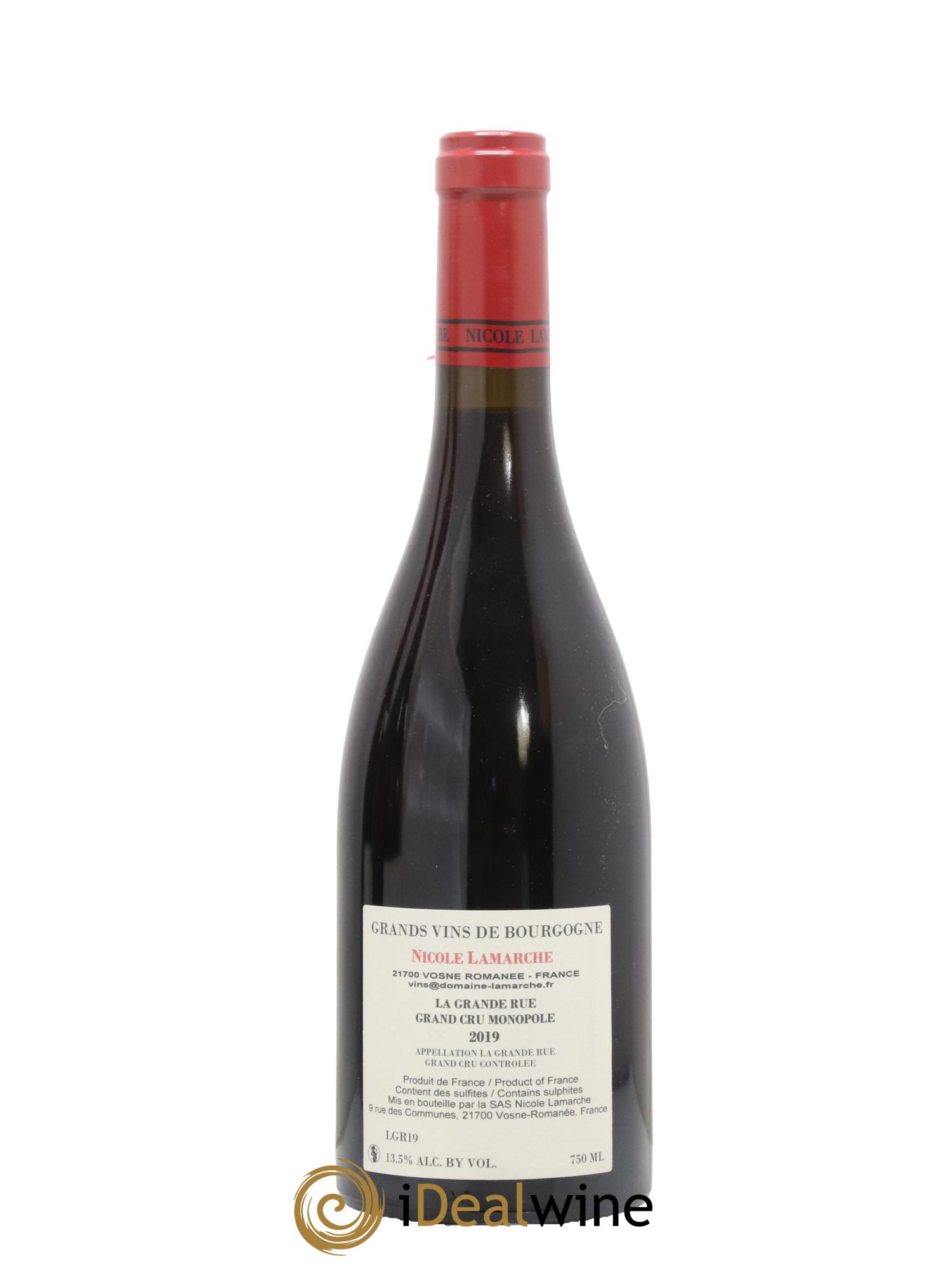 La Grande Rue Grand Cru Lamarche (Domaine) 2019 - Lot de 1 bouteille - 1