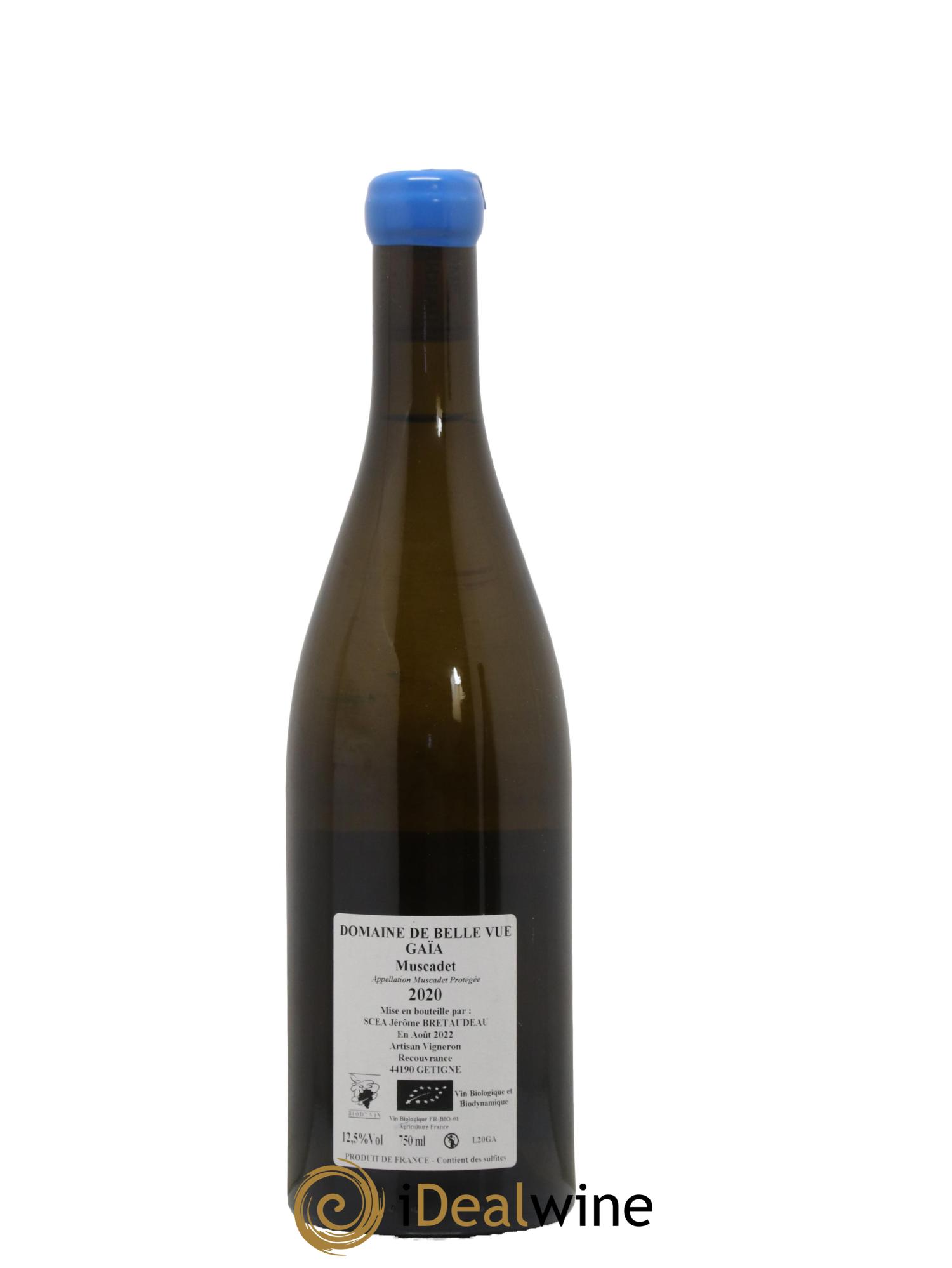 Muscadet-Sèvre-et-Maine Gaia Jérôme Bretaudeau - Domaine de Bellevue 2020 - Lotto di 1 bottiglia - 1