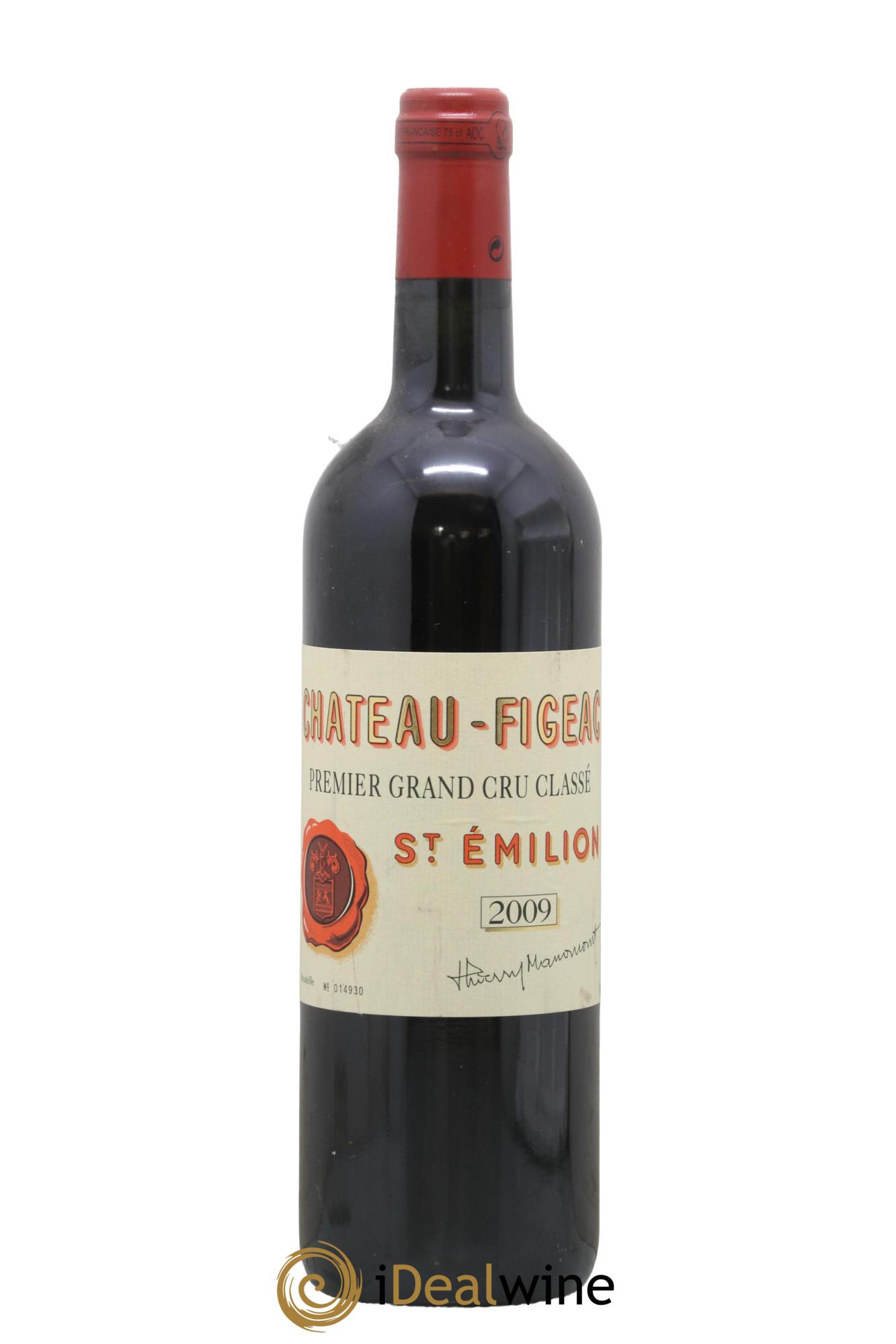 Château Figeac 1er Grand Cru Classé A 2009 - Lot de 1 bouteille - 0