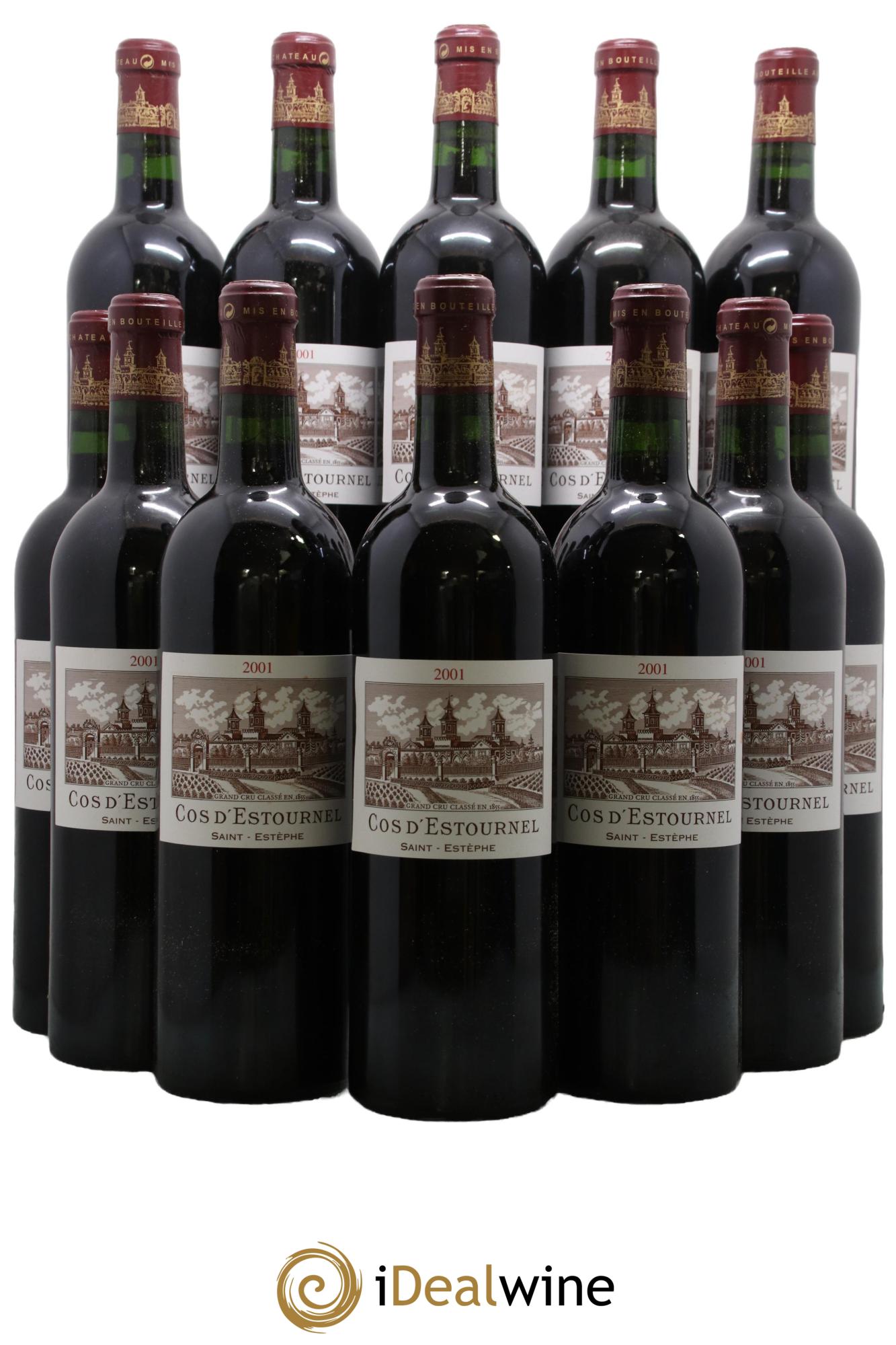 Cos d'Estournel 2ème Grand Cru Classé 2001 - Lotto di 12 bottiglie - 0