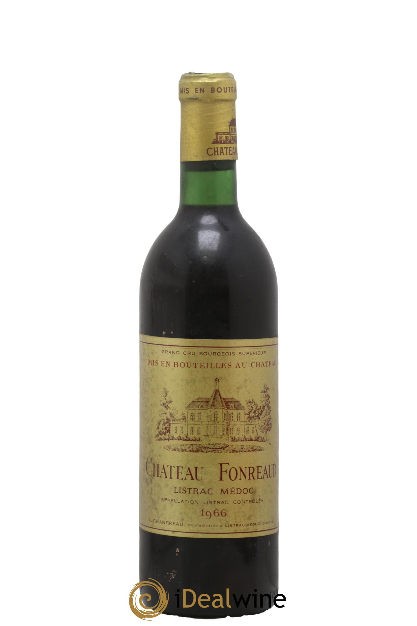 Château Fonréaud Cru Bourgeois 1966 - Lot de 1 bouteille - 0